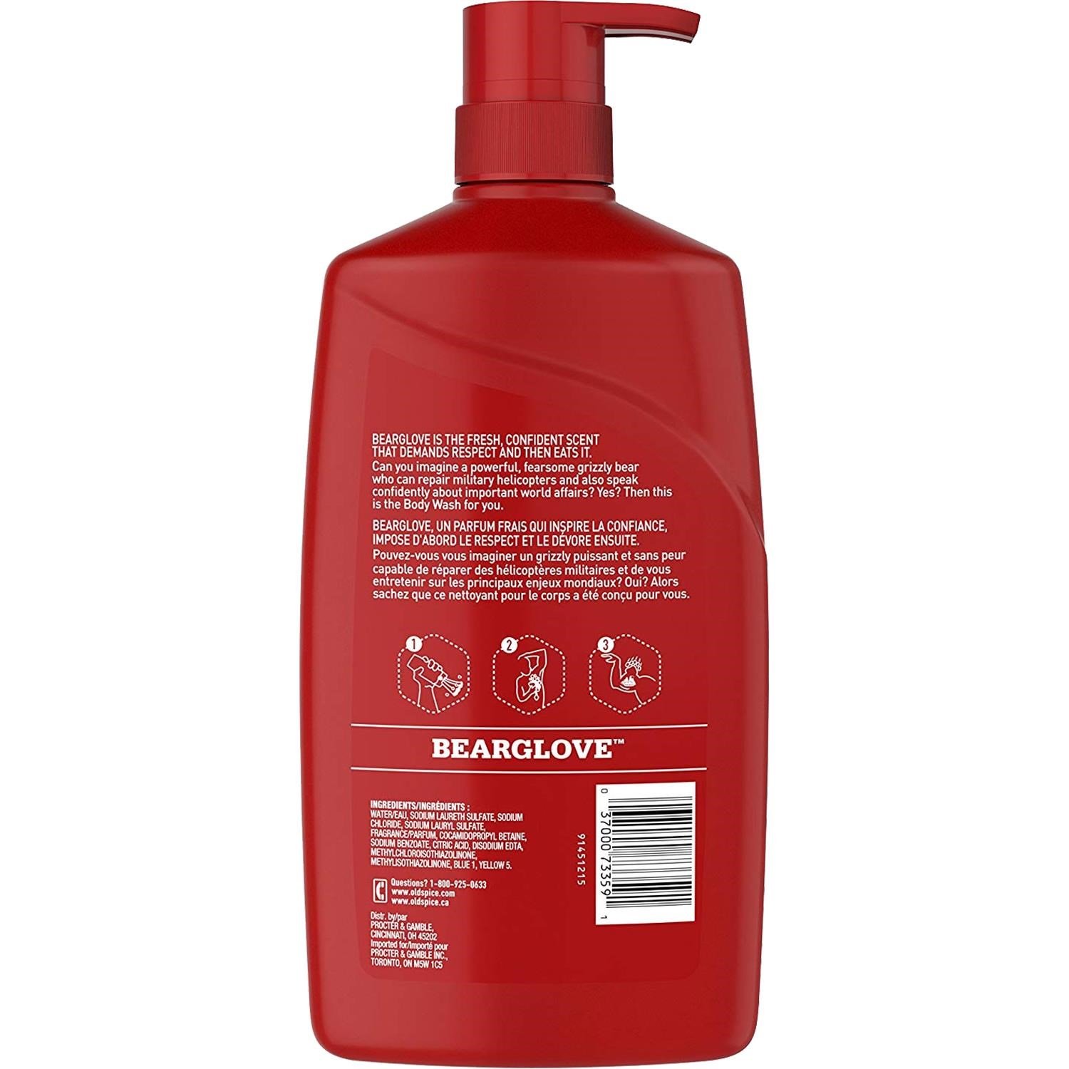 Old Spice W/C Bearglove Vücut Şampuanı 887ML