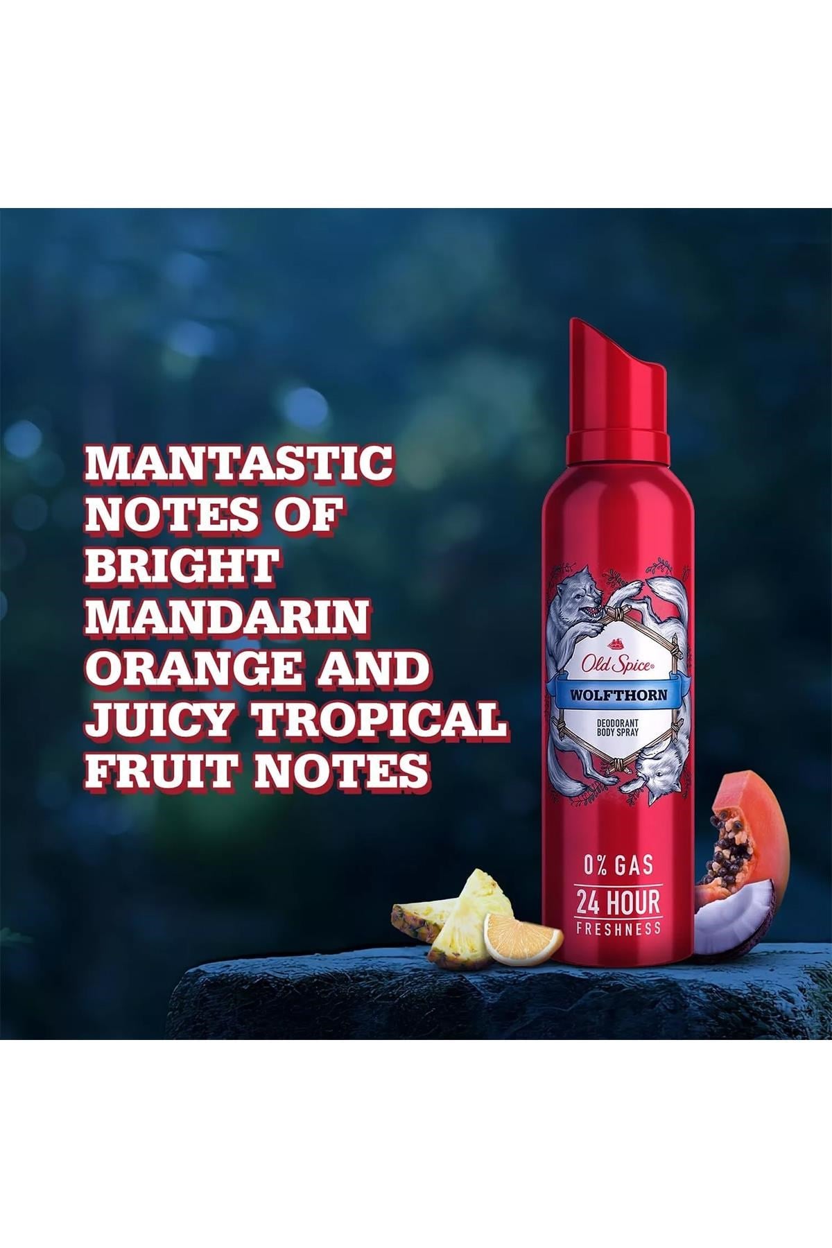 Old Spice Wolfthorn Erkek Deodorant Vücut Spreyi 140ML