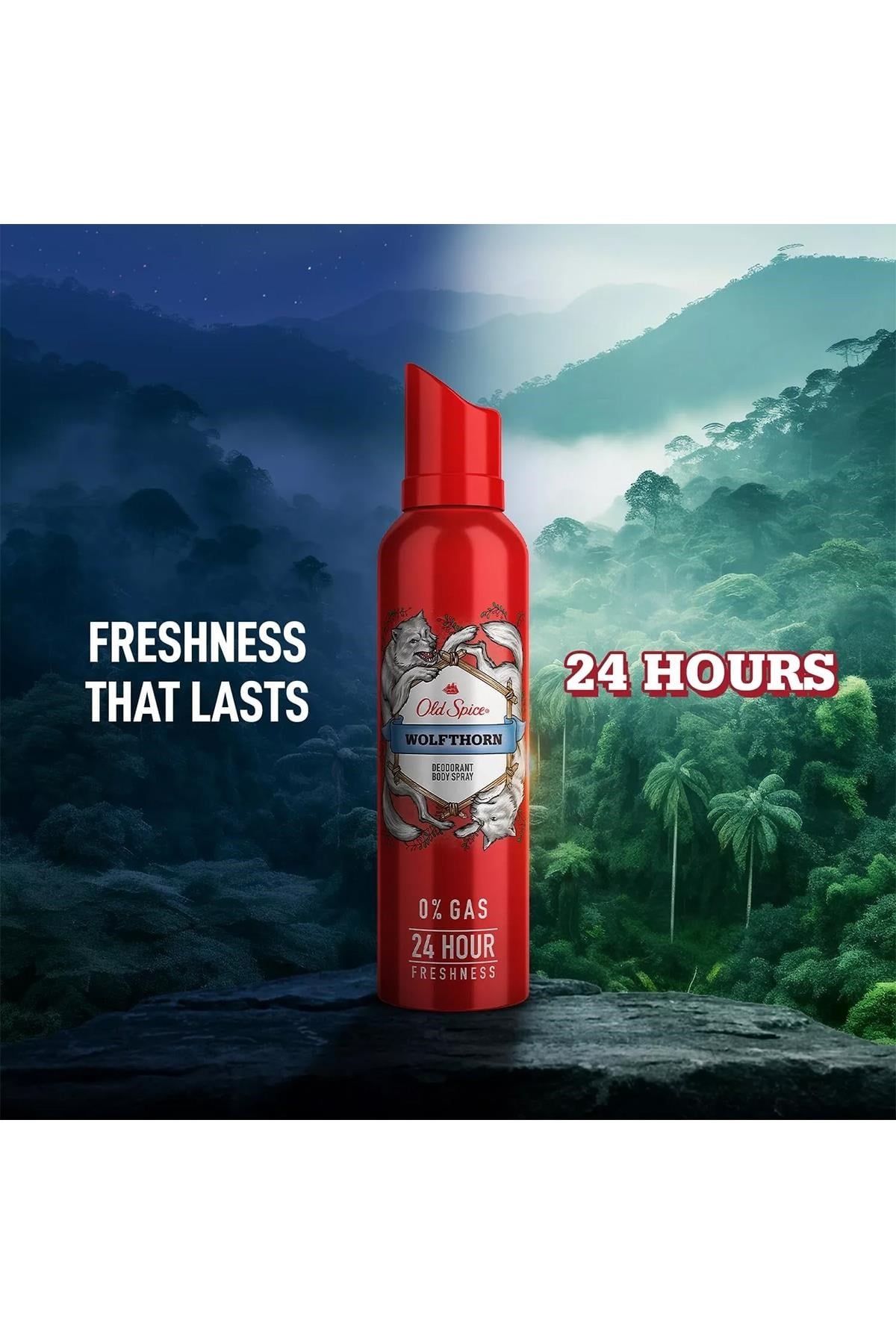 Old Spice Wolfthorn Erkek Deodorant Vücut Spreyi 140ML