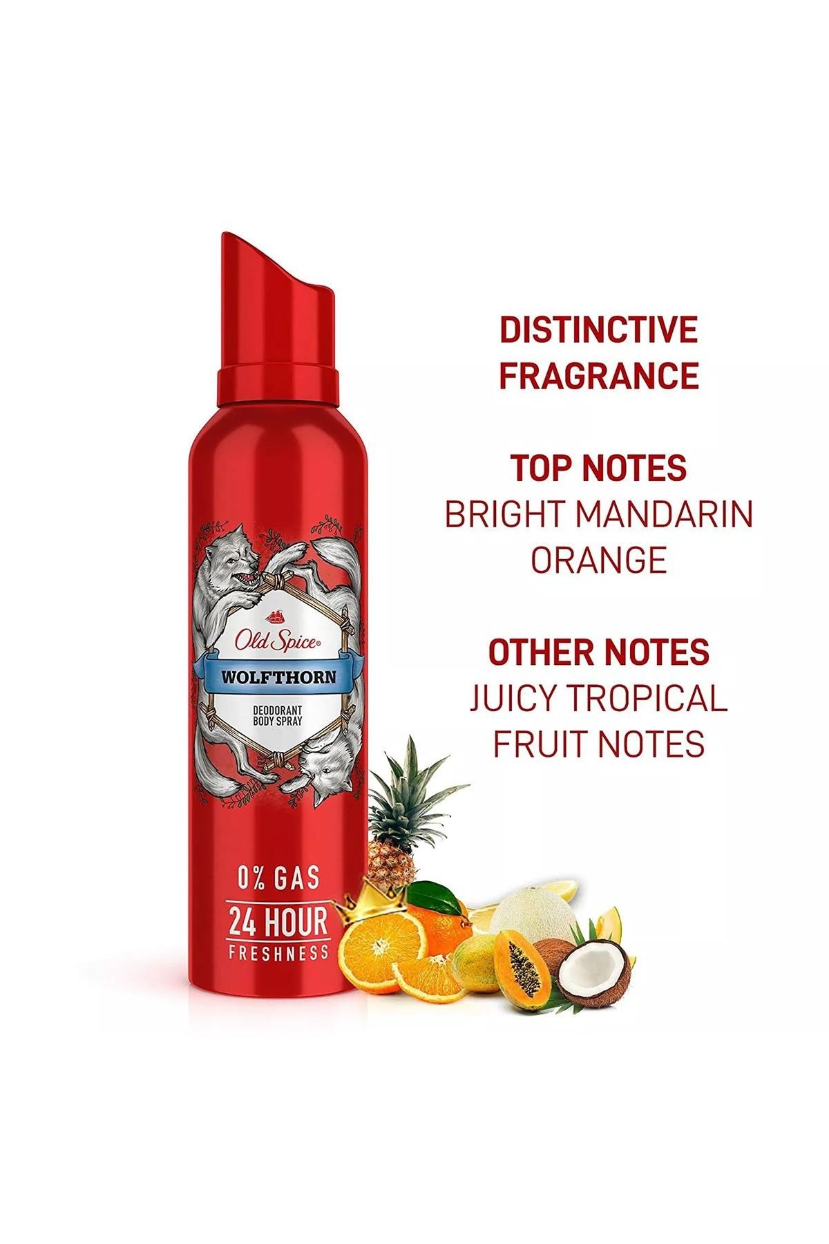 Old Spice Wolfthorn Erkek Deodorant Vücut Spreyi 140ML