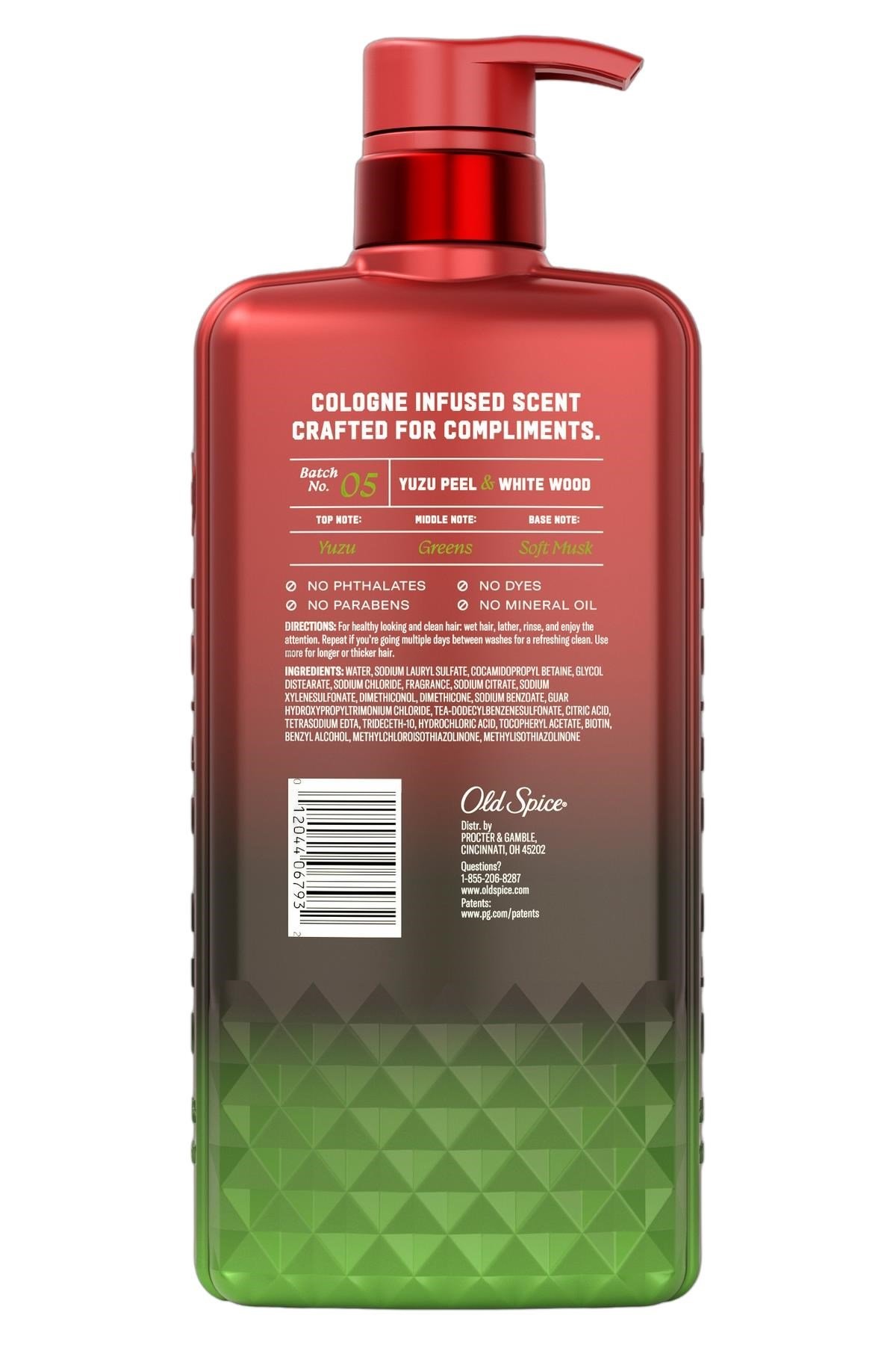 Old Spice Yuzu Peel & White Wood Şampuan 591ML