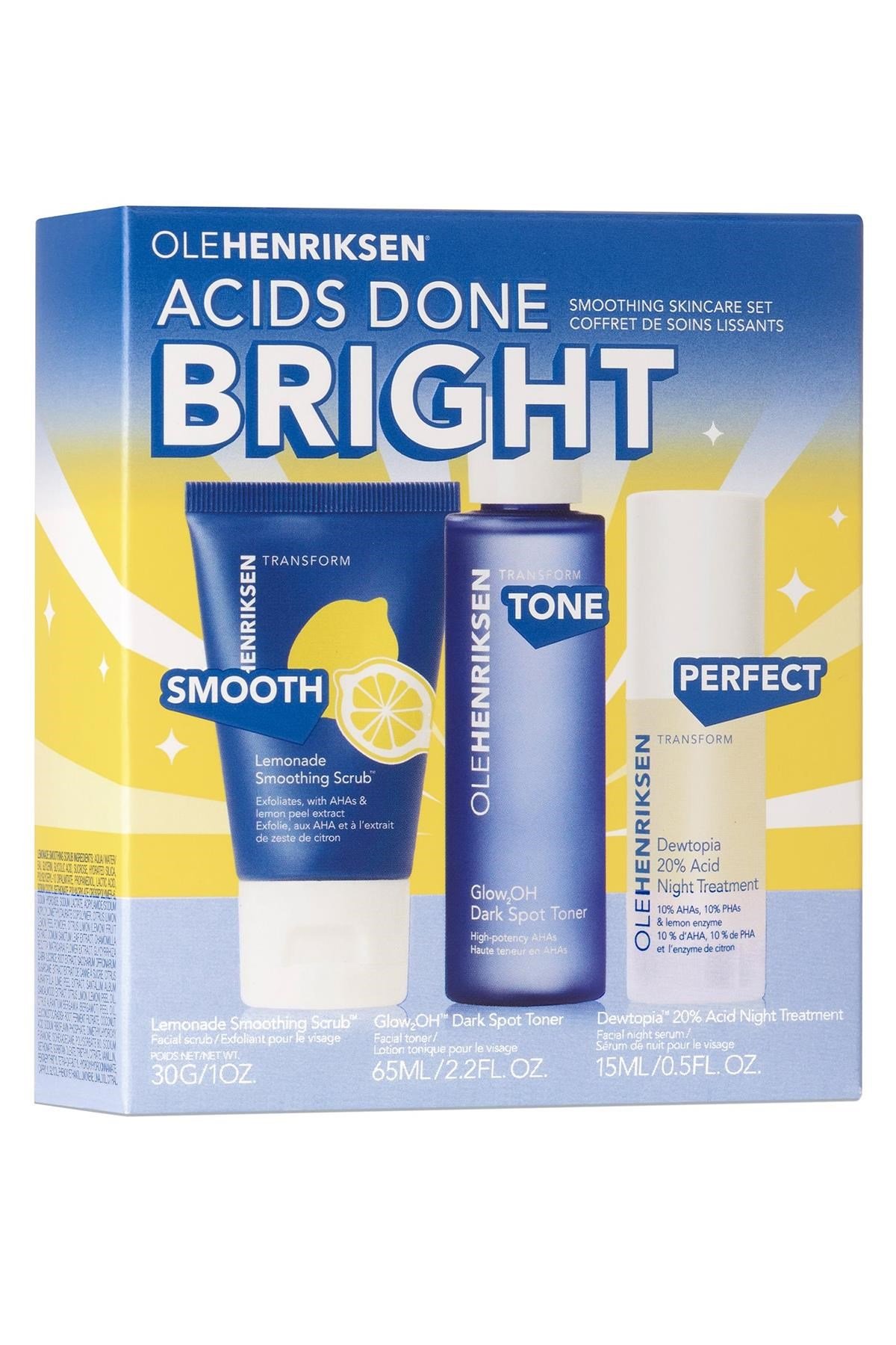 Ole Henriksen Acids Done Bright Cilt Bakım Seti 3 Parça