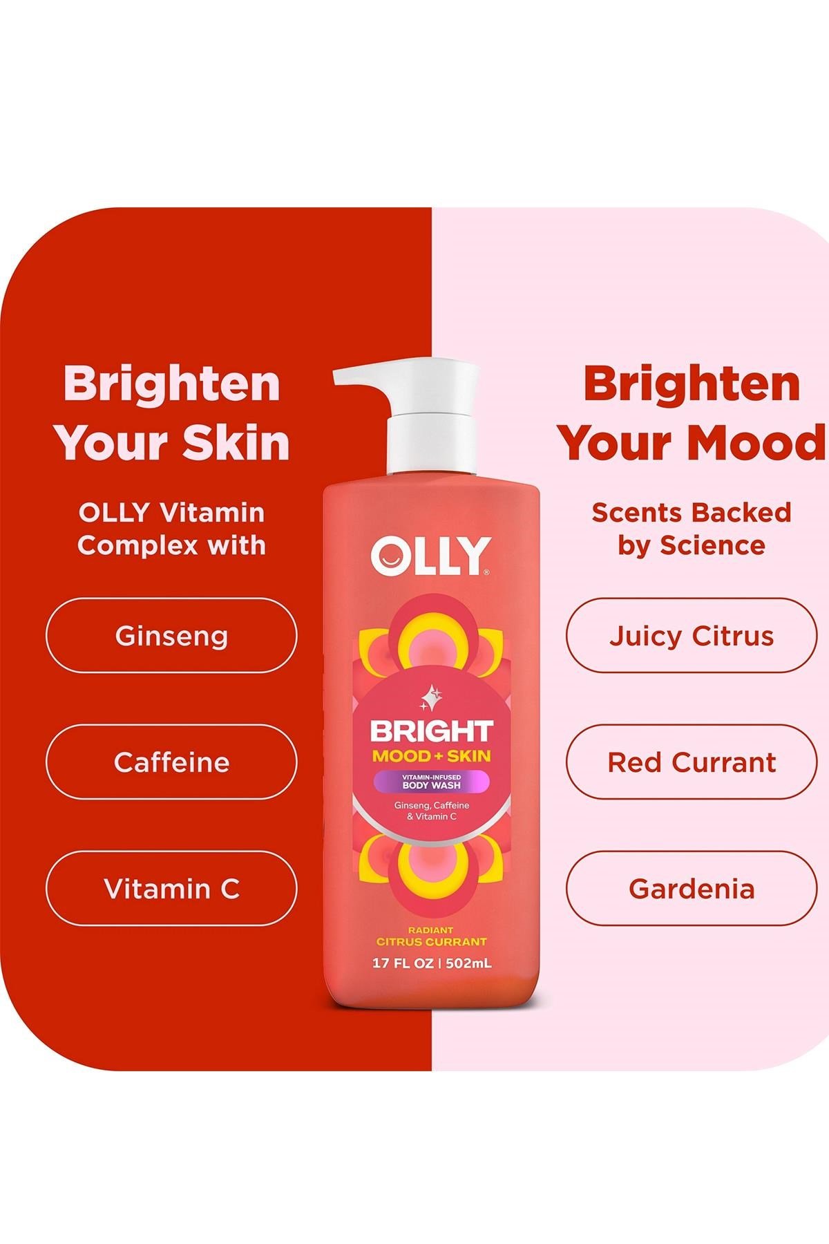 Olly Bright Mood + Skin Duş Jeli 502ML