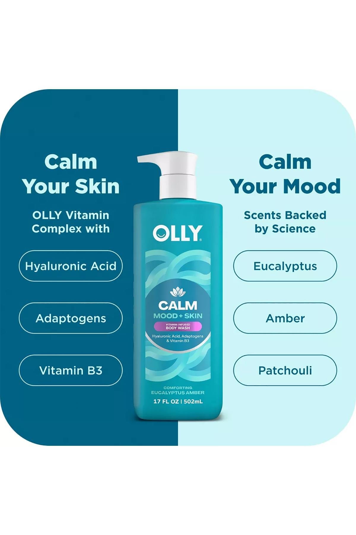 Olly Calm Mood + Skin Duş Jeli 502ML