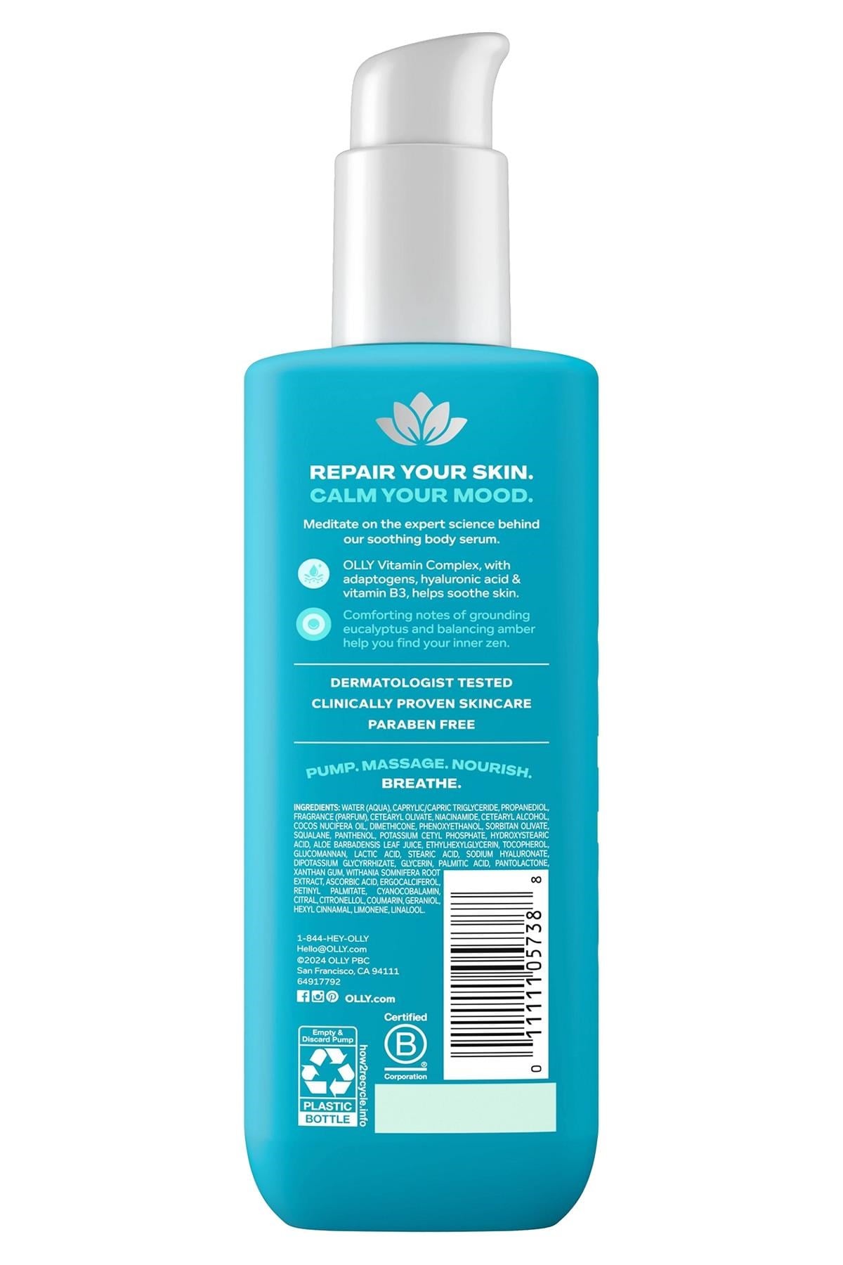 Olly Calm Mood + Skin Vücut Serumu 236ML