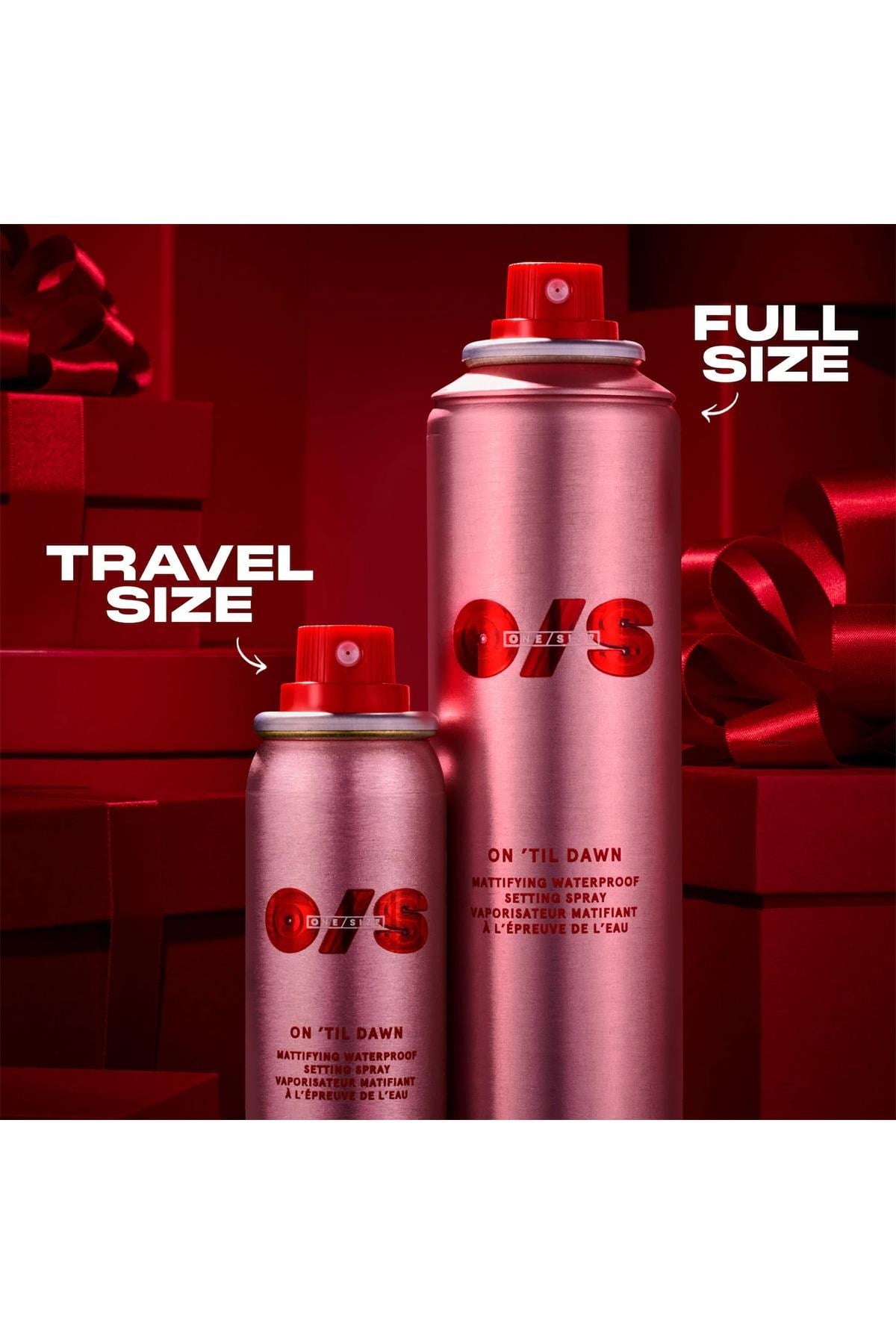 One Size On Til Dawn Matlaştırıcı Suya Dayanıklı Makyaj Sabitleyici Sprey İkili Paket