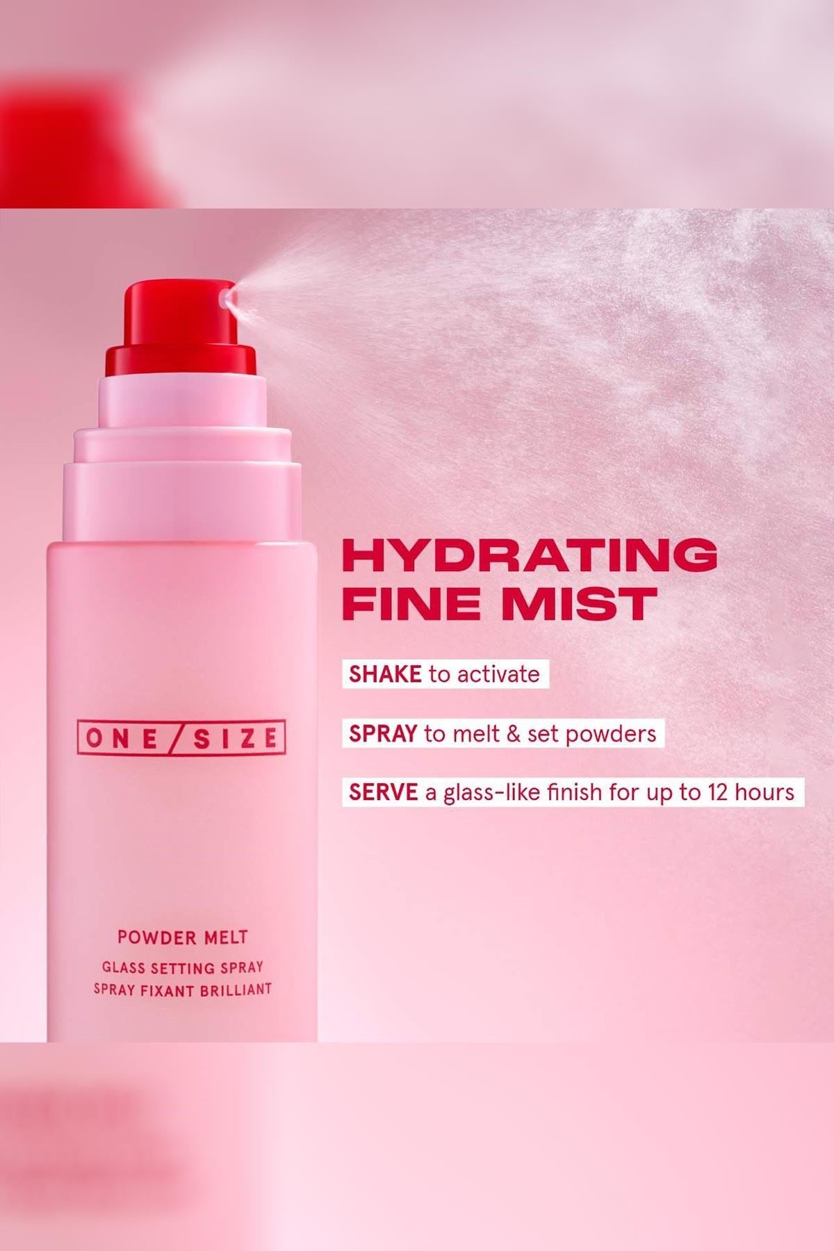 One Size Powder Melt Glass Makyaj Sabitleyici Sprey 100ML