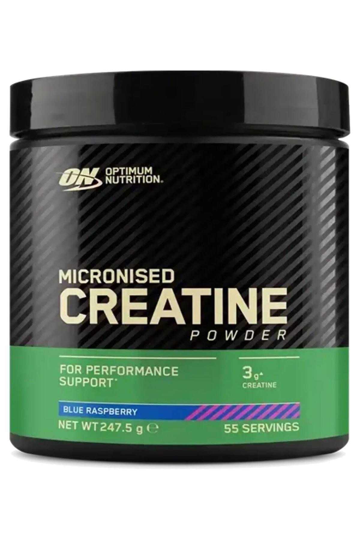 Optimum Nutrition Micronized Creatine Powder Blue Raspberry 247.5GR