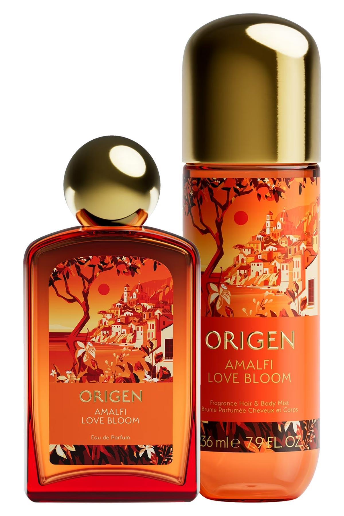 Origen Amalfi Love Bloom Kadın Parfümü + Saç ve Vücut Spreyi Set