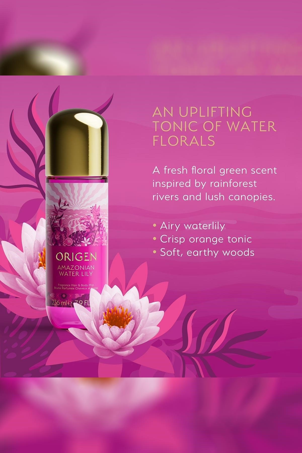 Origen Amazonian Water Lily Saç ve Vücut Spreyi 236ML