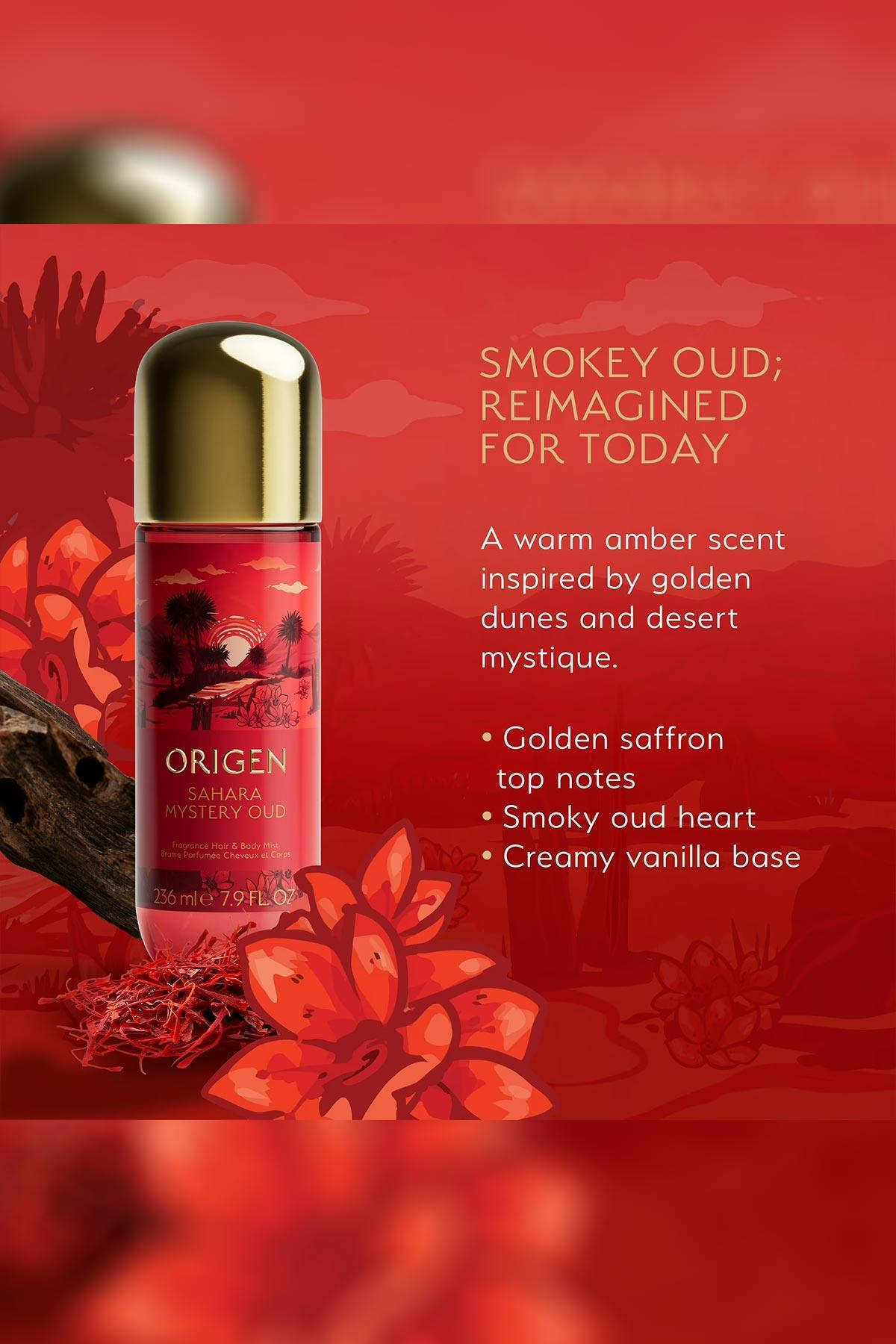 Origen Sahara Mystery Oud Kadın Parfümü + Saç ve Vücut Spreyi Set