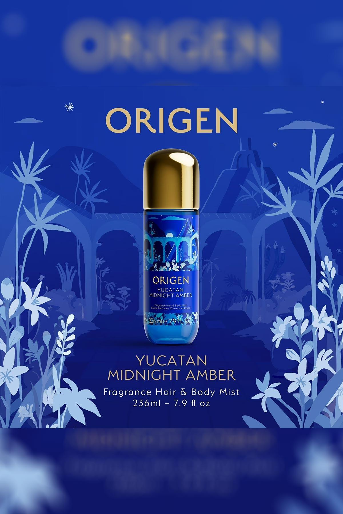 Origen Yucatan Midnight Amber Saç ve Vücut Spreyi 236ML