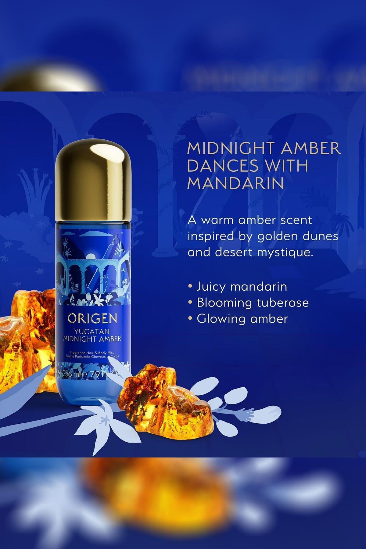 Origen Yucatan Midnight Amber Saç ve Vücut Spreyi 236ML