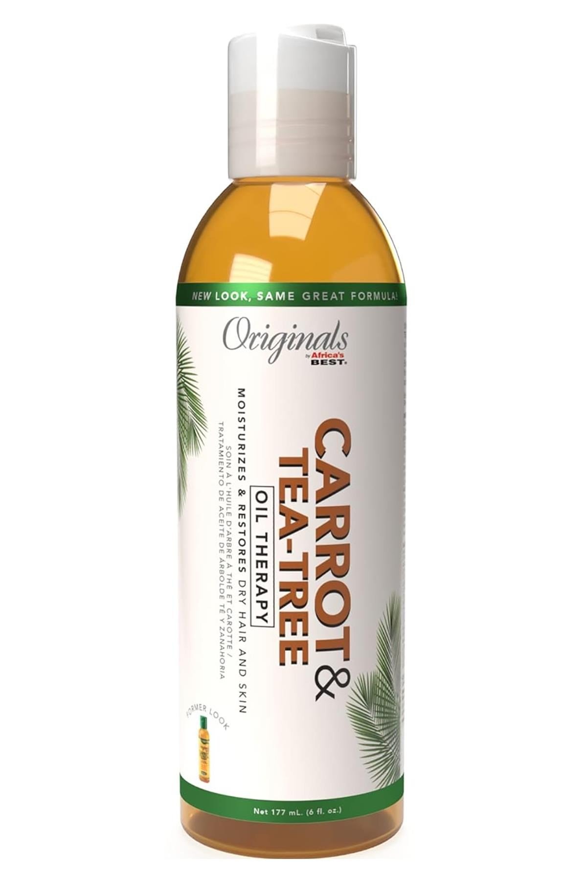 Originals by Africa’s Best Carrot & Tea-Tree Saç ve Cilt İçin Bakım Yağı 177ML