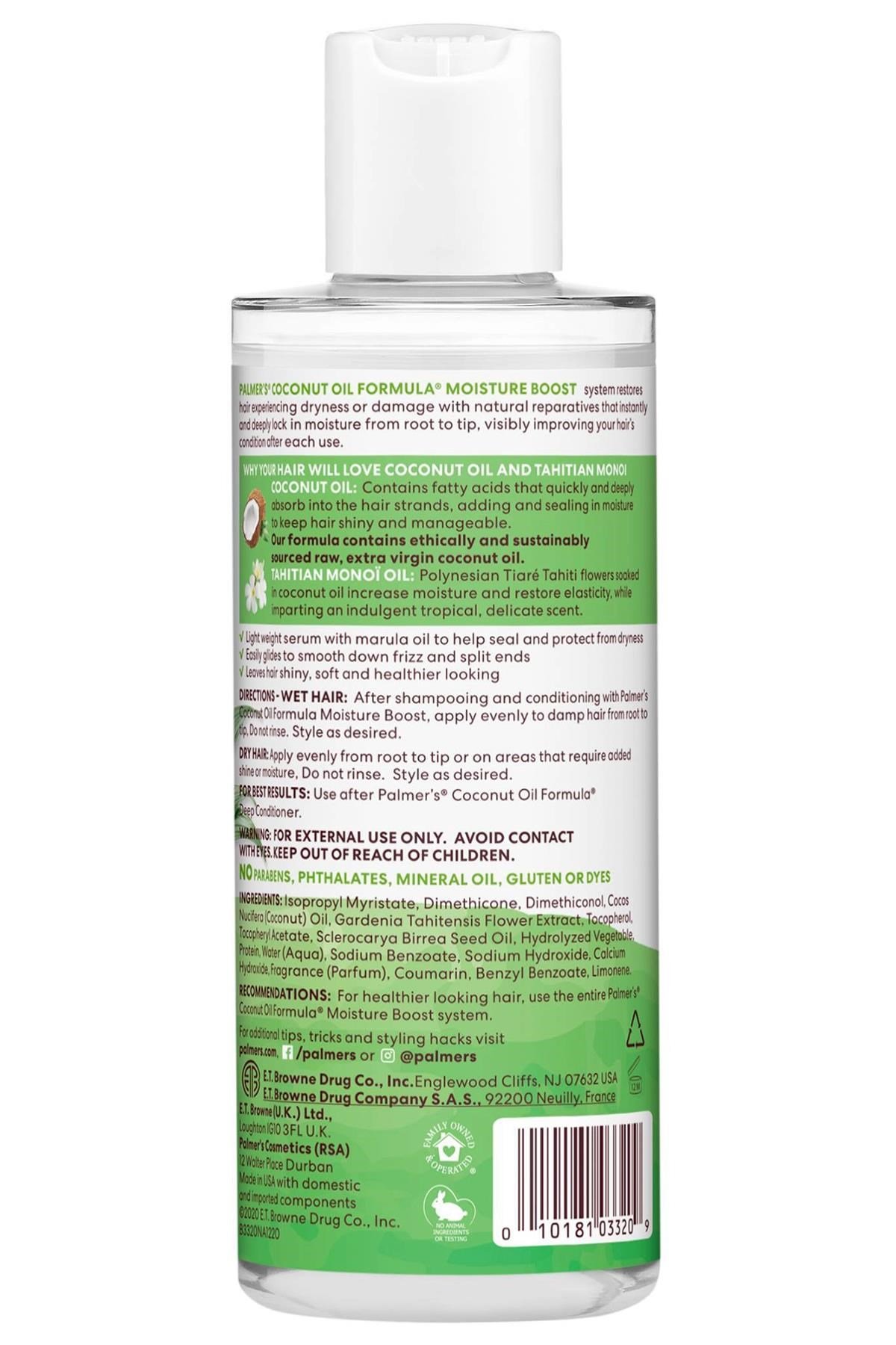 Palmer’s Hindistan Cevizi Yağlı Parlaklık Sağlayan Saç Serumu 178ML