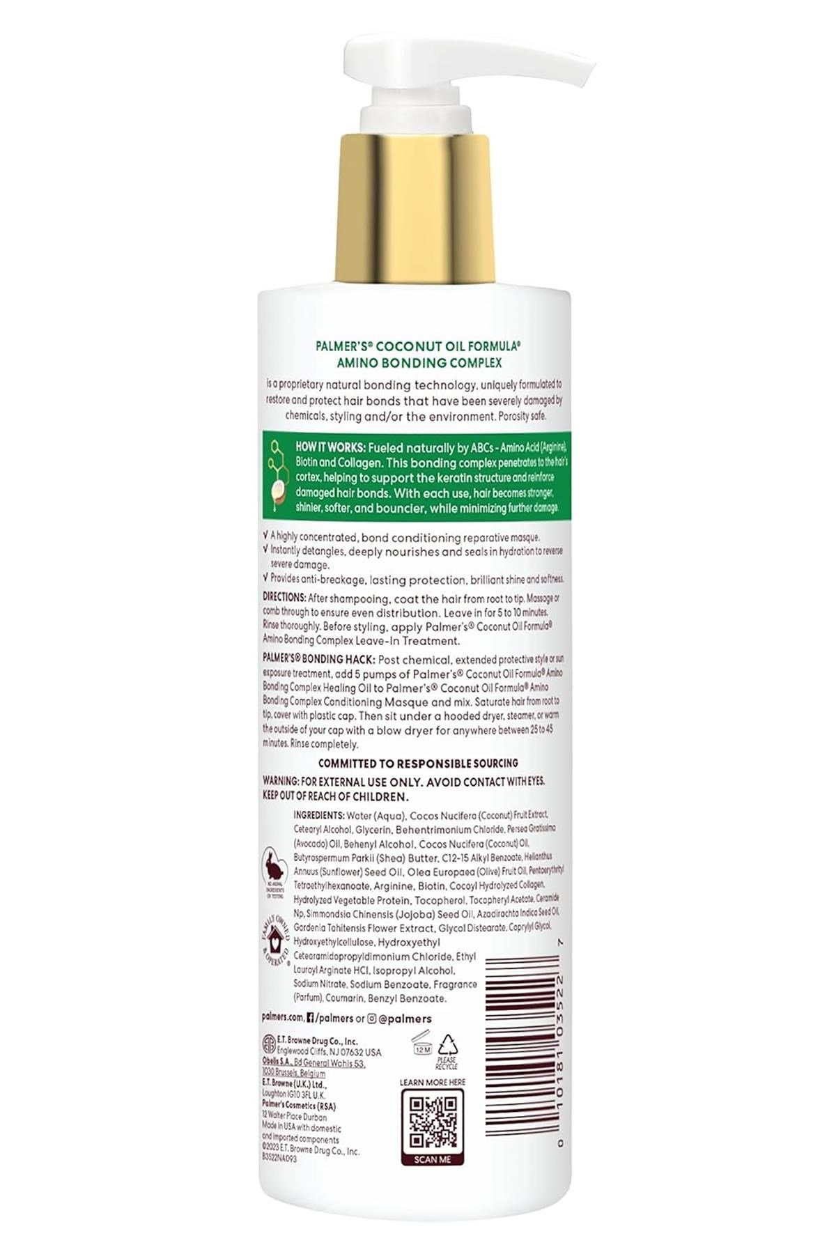 Palmers Amino Bonding Complex Bağ Onarıcı Saç Maskesi 355ML