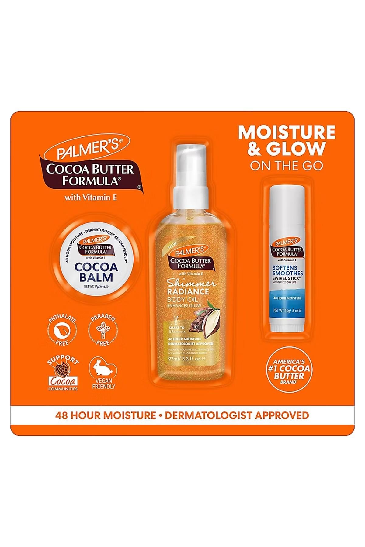 Palmers Cocoa Butter Moisture & Glow Cilt Bakım Seti