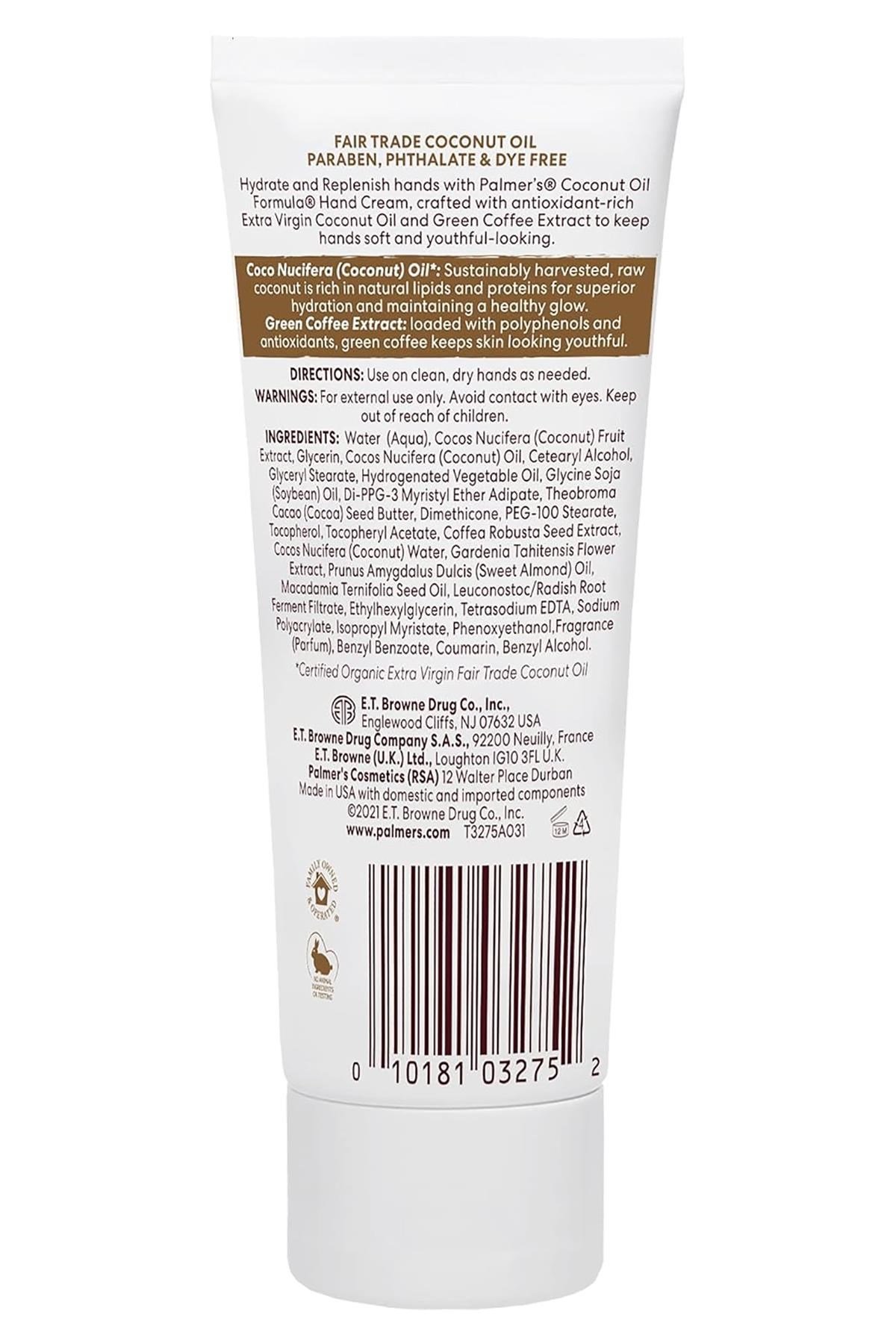 Palmer's Coconut Hydrate Nemlendirici El Kremi 96GR