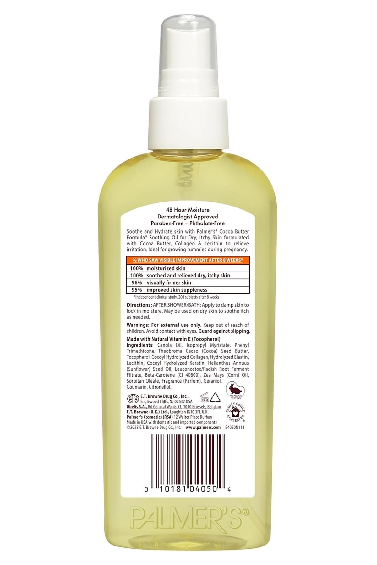 Palmer's Dry Itchy Skin Kuruluk ve Kaşıntı Karşıtı Vücut Yağı 150ML