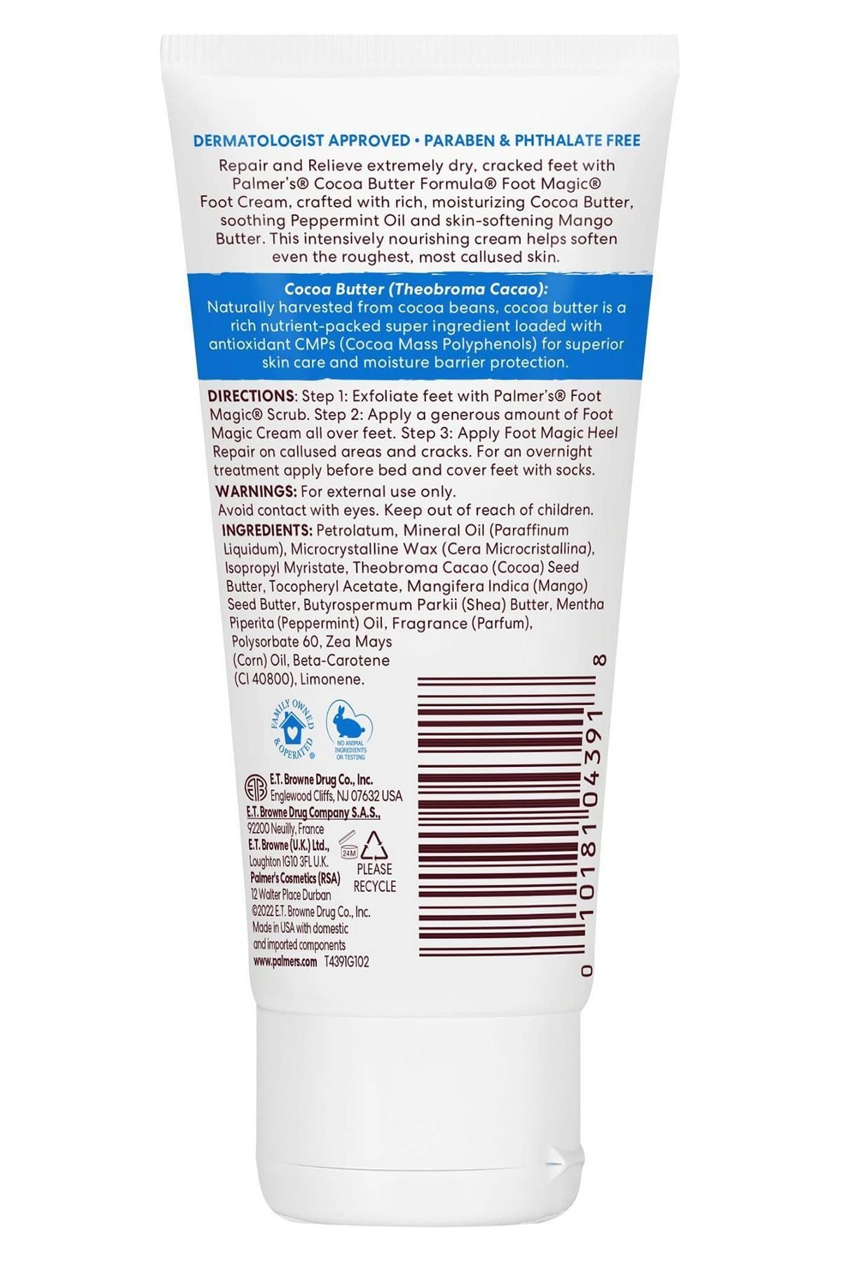 Palmers Foot Magic Cocoa Butter Nemlendirici Ayak Kremi 60GR
