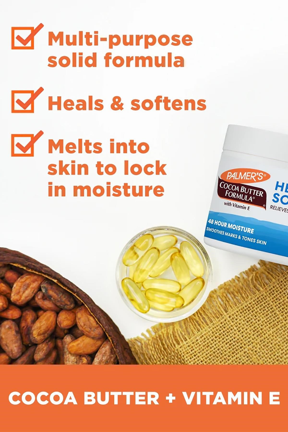 Palmer's Heals Softens Yoğun Nemlendirici Katı Balm 270GR