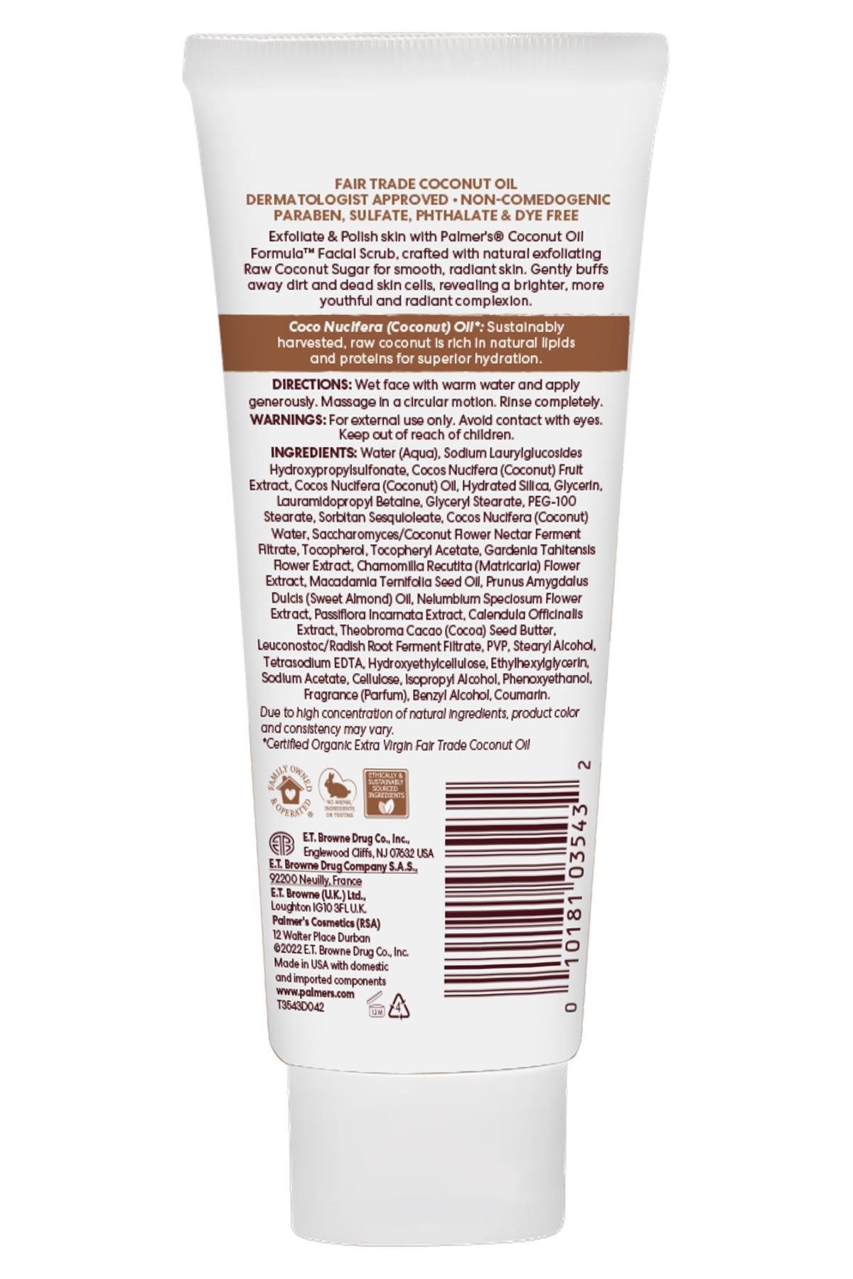 Palmer's Raw Coconut Sugar Aydınlatıcı ve Arındırıcı Yüz Peelingi 90GR