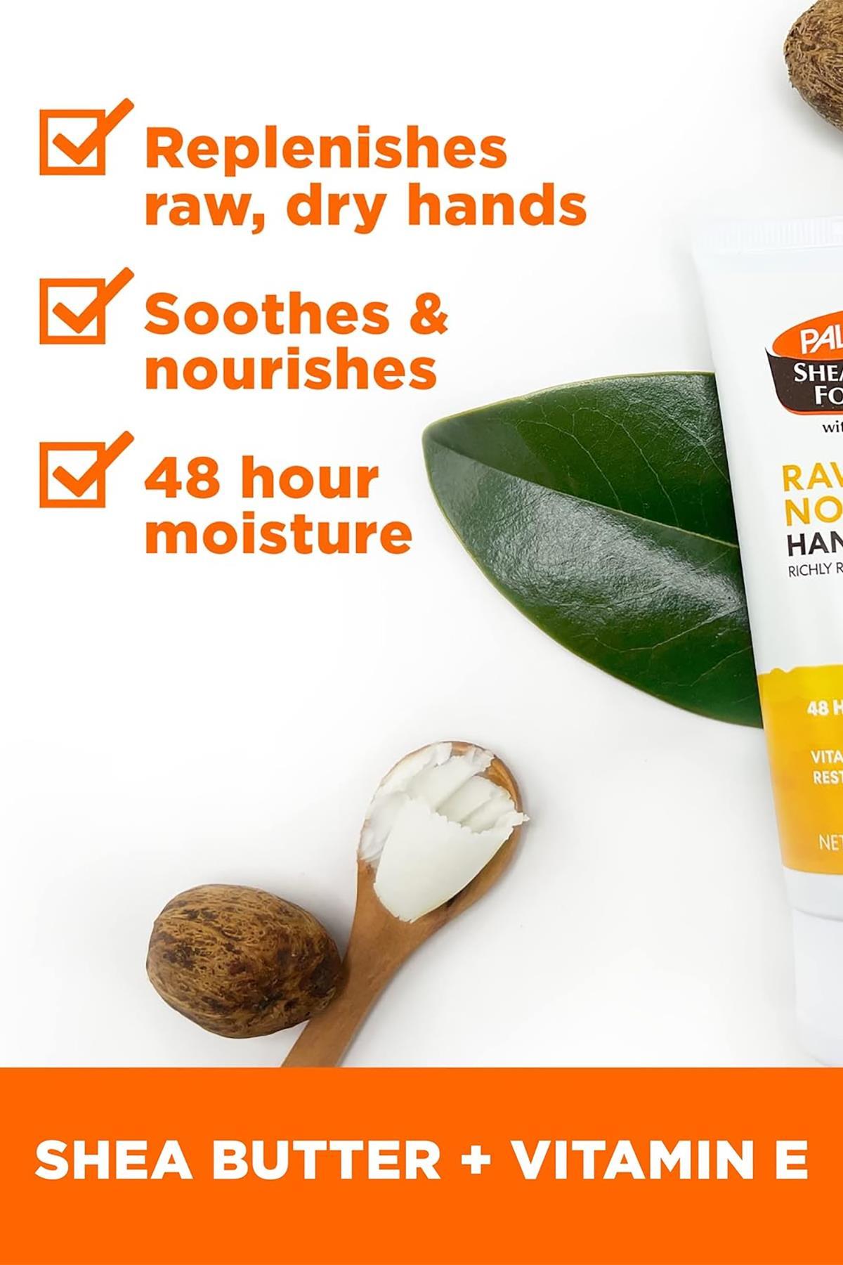 Palmer's Raw Shea Nourish Besleyici El Kremi 96GR