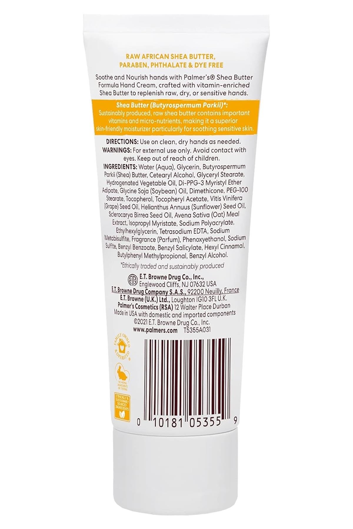 Palmer's Raw Shea Nourish Besleyici El Kremi 96GR