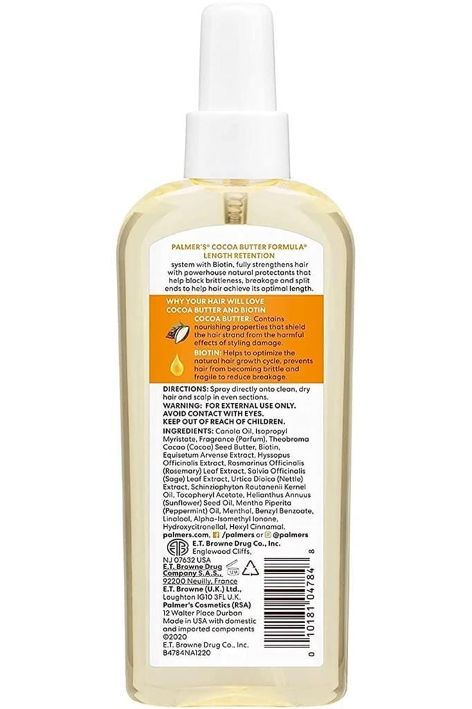Palmers Saç Uzunluğunu Korumaya Yardımcı Durulanmayan Saç Bakım Yağı 150ML