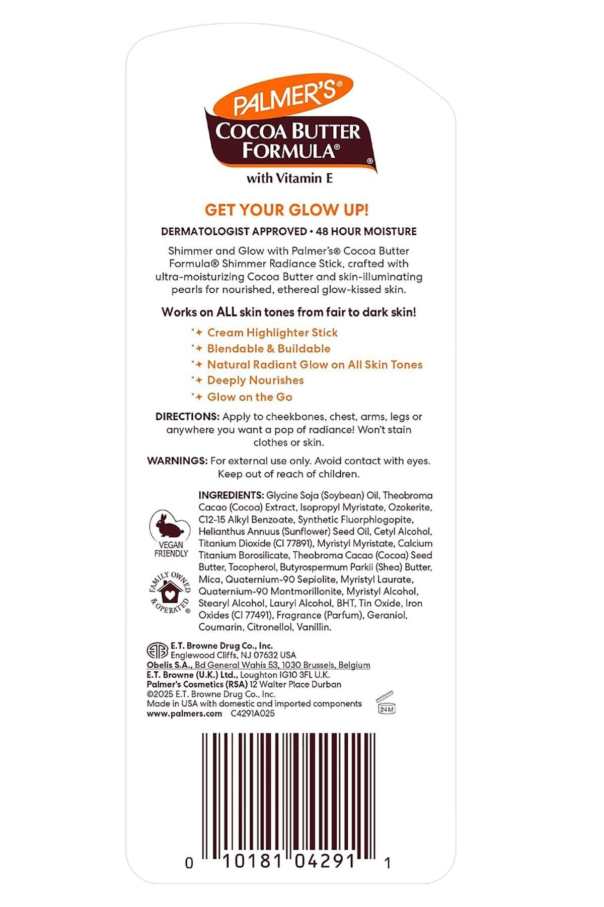 Palmer's Shimmer Radiance Işıltı Veren Aydınlatıcı Stick 30GR