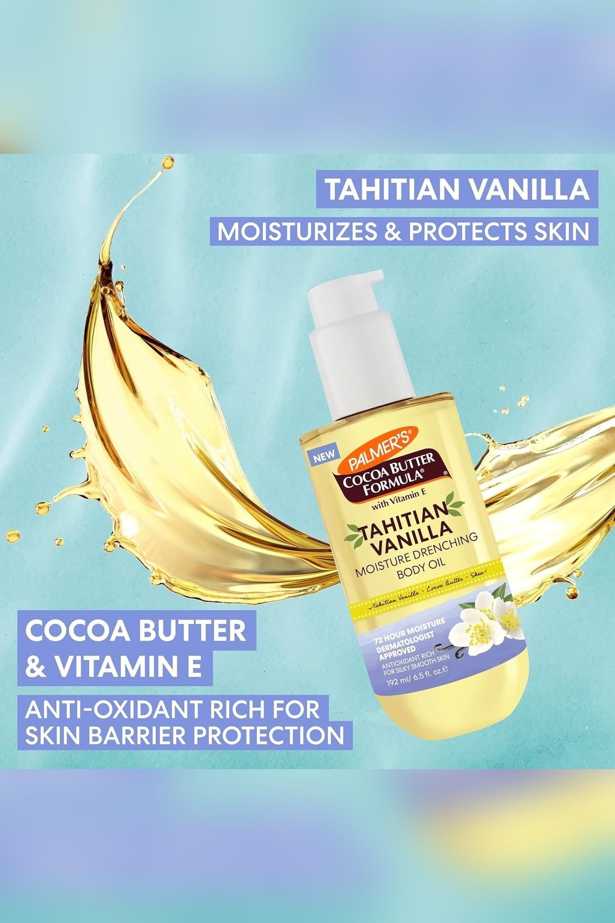 Palmer's Tahitian Vanilla Nemlendirici Vücut Yağı 192ML