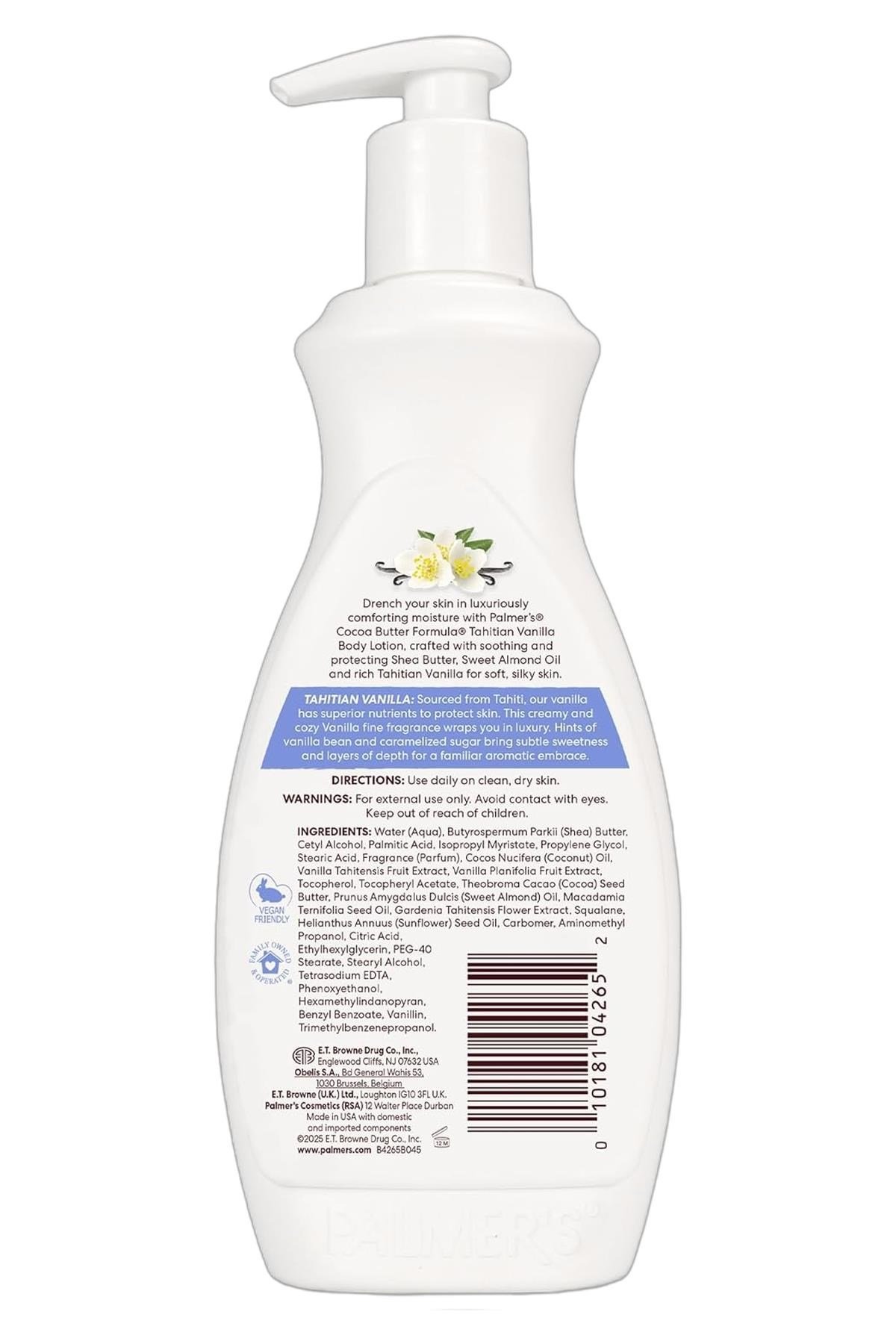 Palmer's Tahitian Vanilla Nemlendirici Vücut Losyonu 400ML