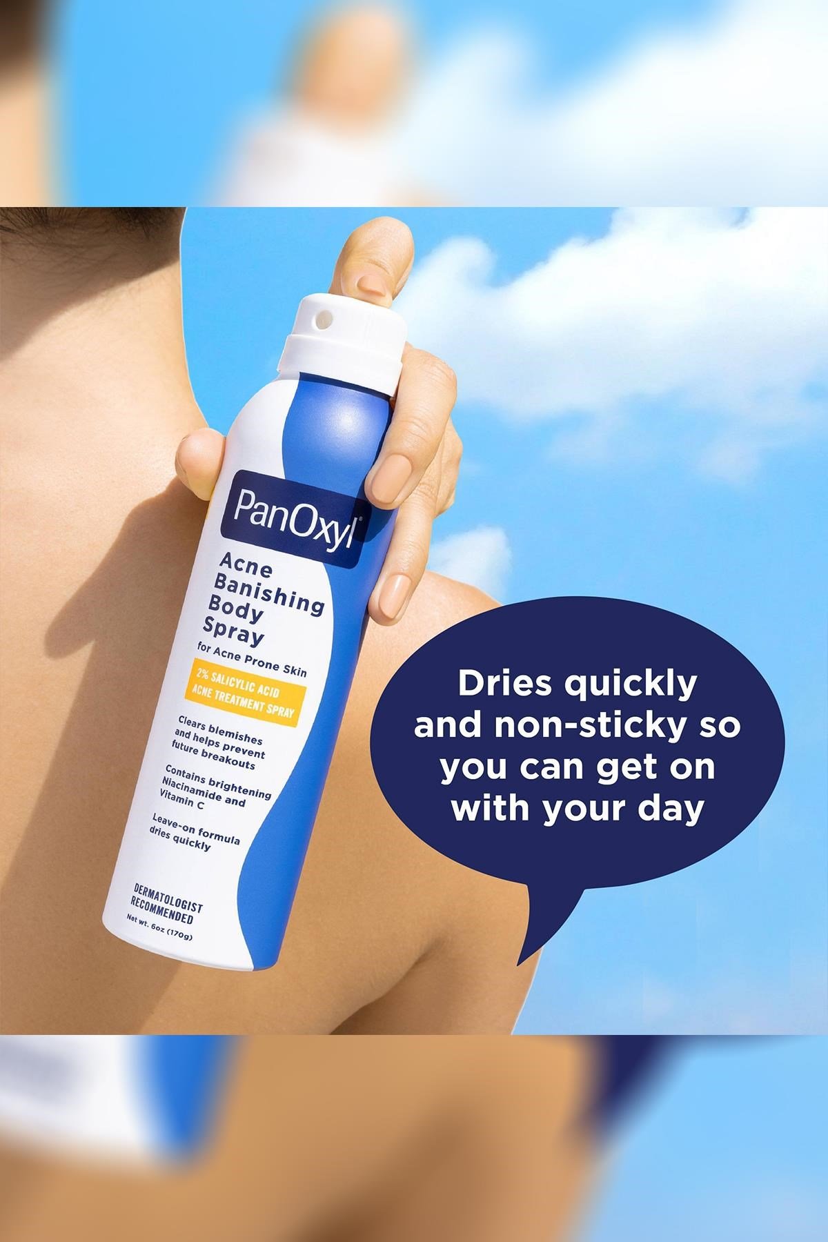 PanOxyl Akne Karşıtı Vücut Spreyi 170GR
