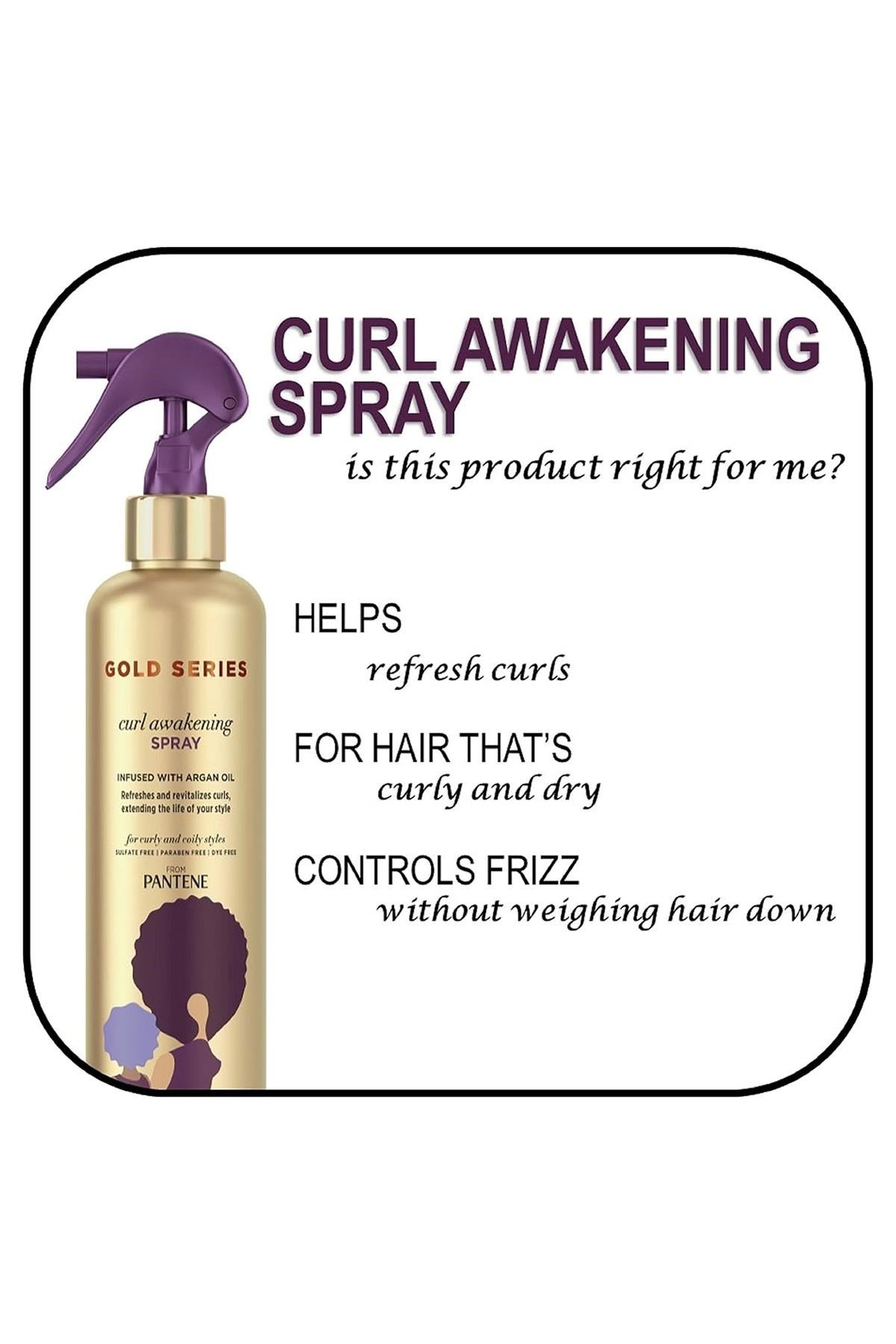 Pantene Gold Series Curl Awakening Bukle Canlandırıcı Saç Spreyi 250ML