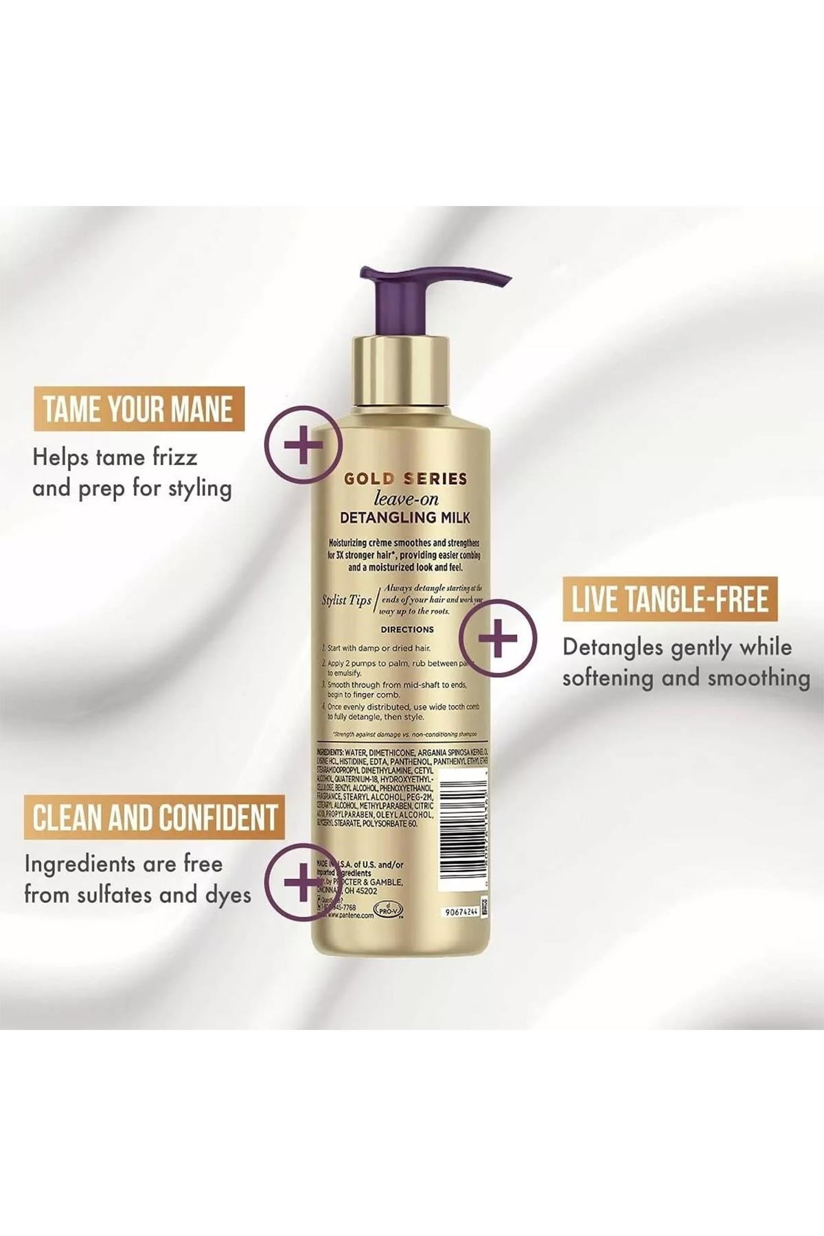 Pantene Gold Series Dolaşık Saç Açıcı Durulanmayan Saç Bakım Sütü 225ML