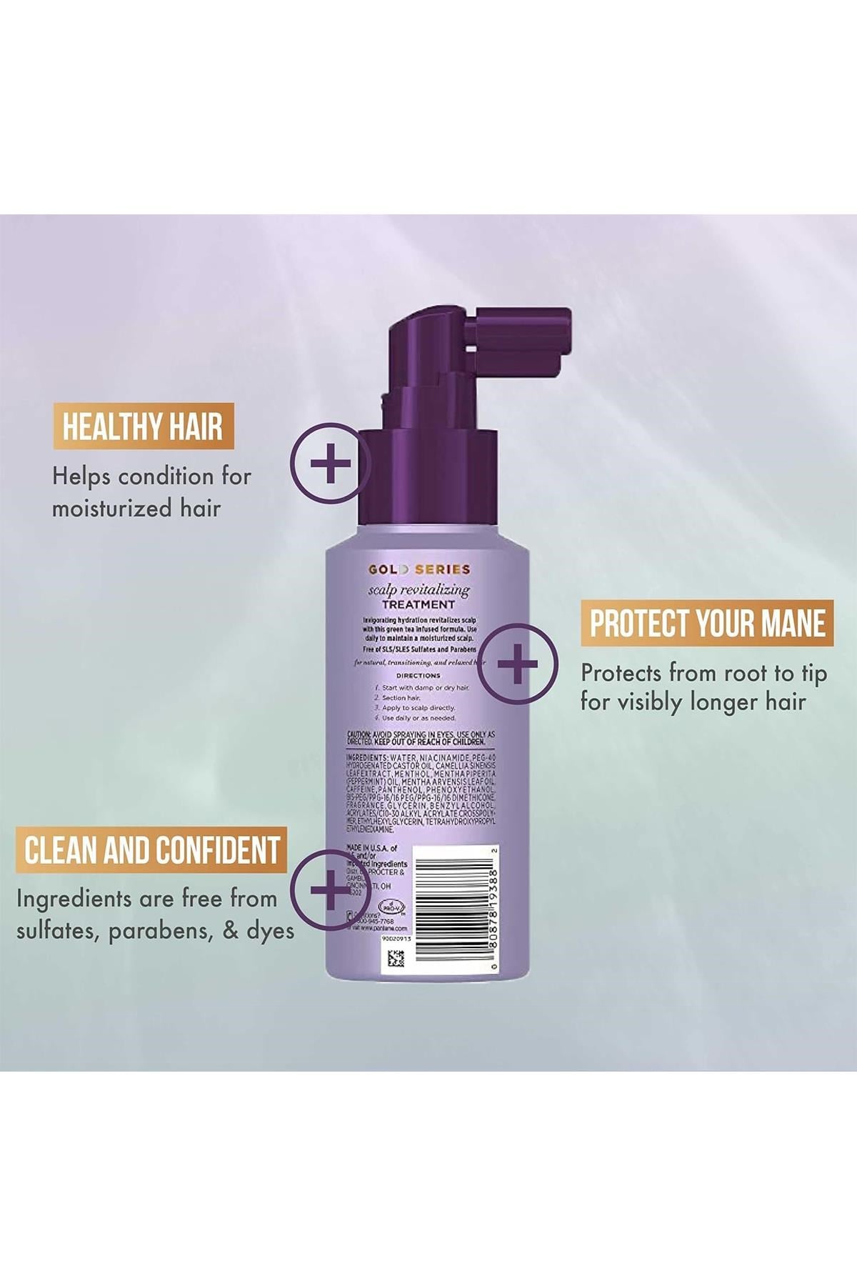 Pantene Gold Series Uzun Saçlar İçin Saç Derisi Canlandırıcı Bakım 125ML