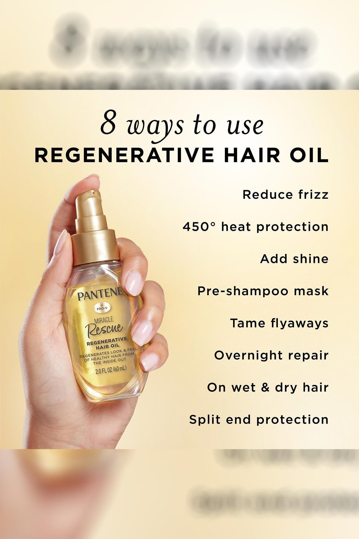Pantene Miracle Rescue Regenerative Saç Bakım Yağı 60ML