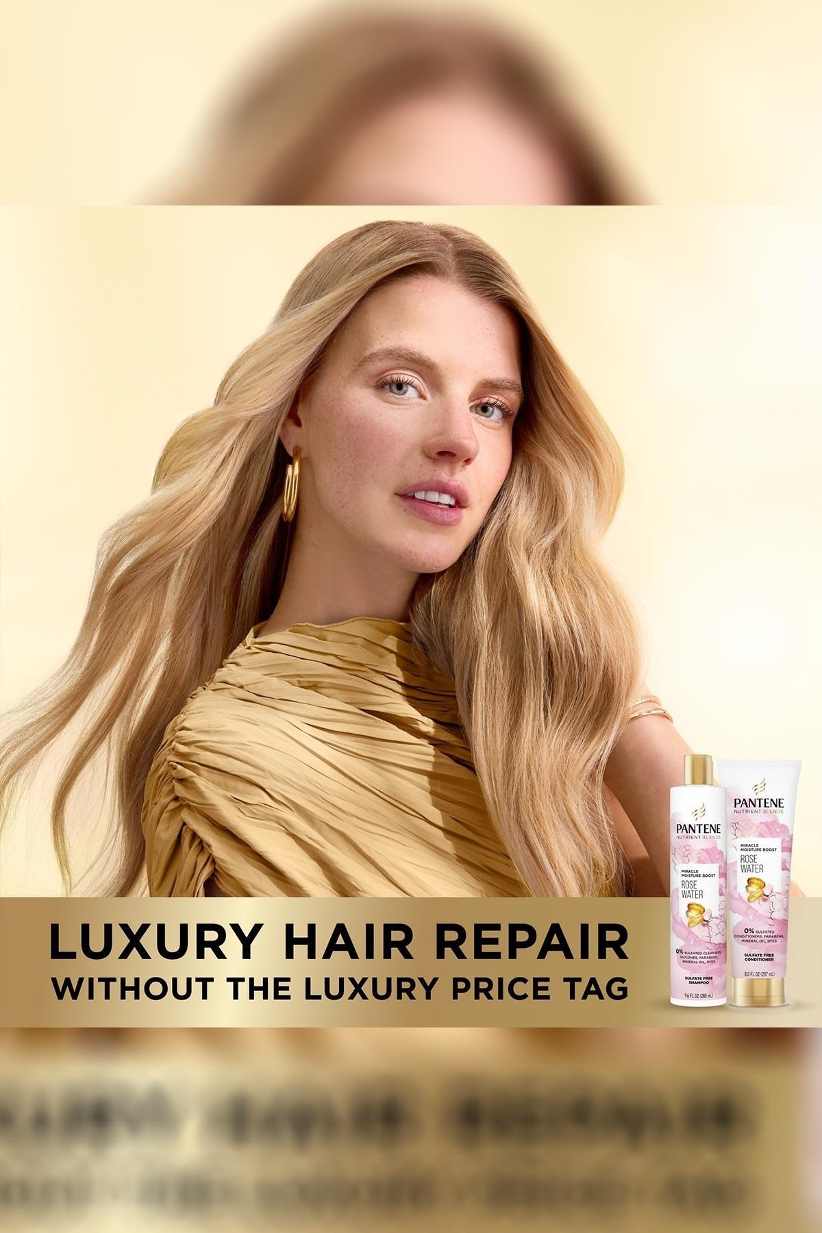 Pantene Rose Water Nemlendirici Sülfatsız Şampuan ve Saç Kremi Seti