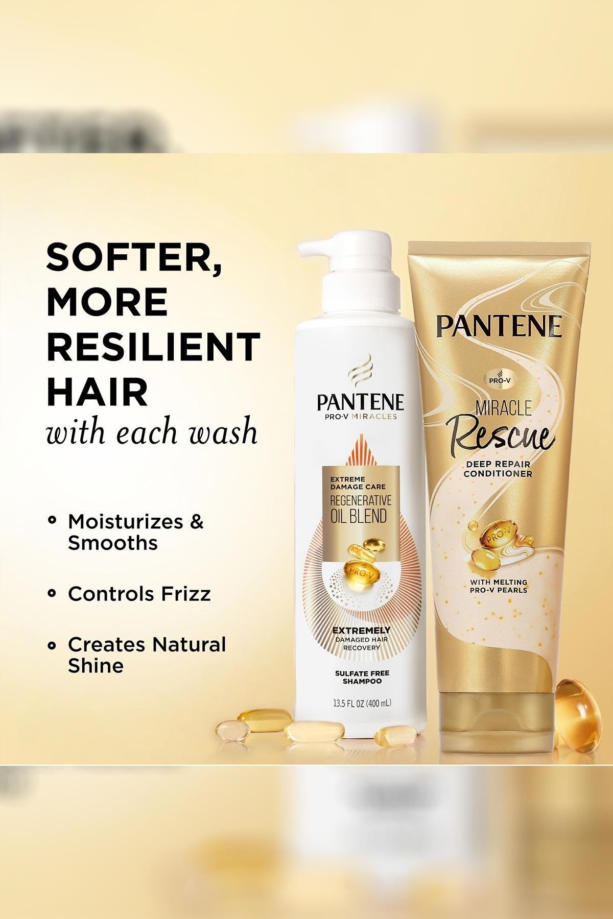 Pantene The Regenerative Oil Blend Onarıcı Şampuan ve Saç Kremi Seti