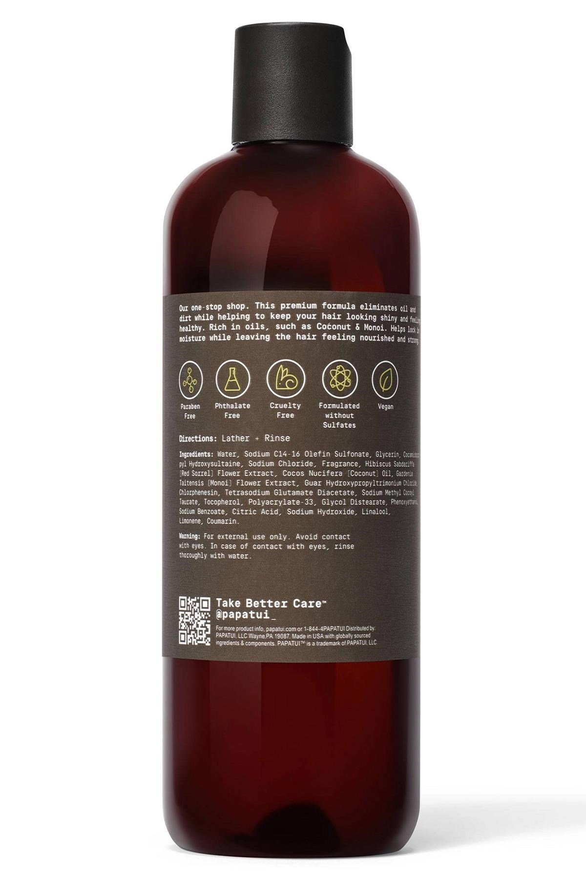 Papatui Cedar Sport Besleyici 2'si 1 Arada Erkek Şampuan + Saç Kremi 532ML