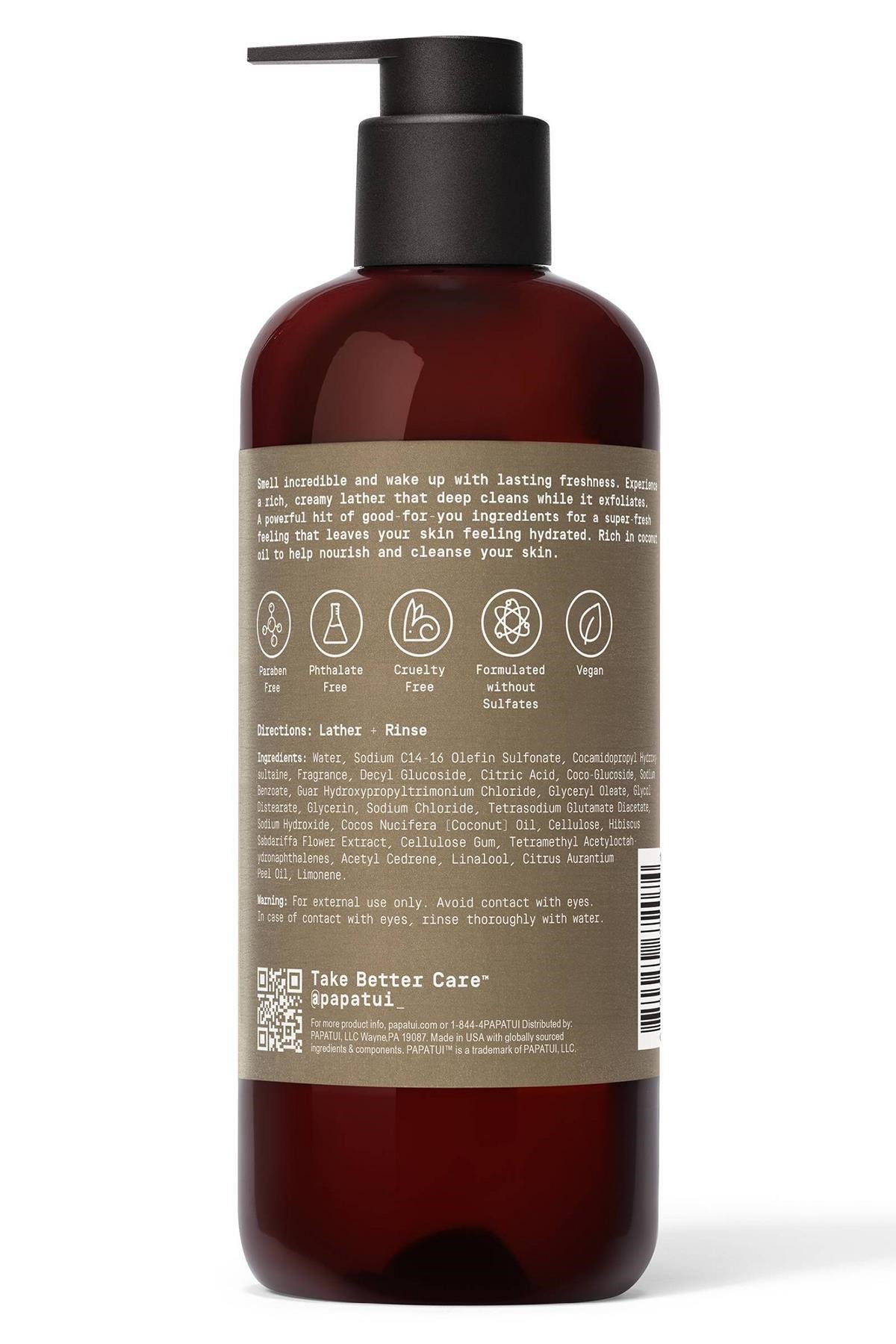 Papatui Sandalwood Suede Ferahlatıcı Duş Jeli 828ML