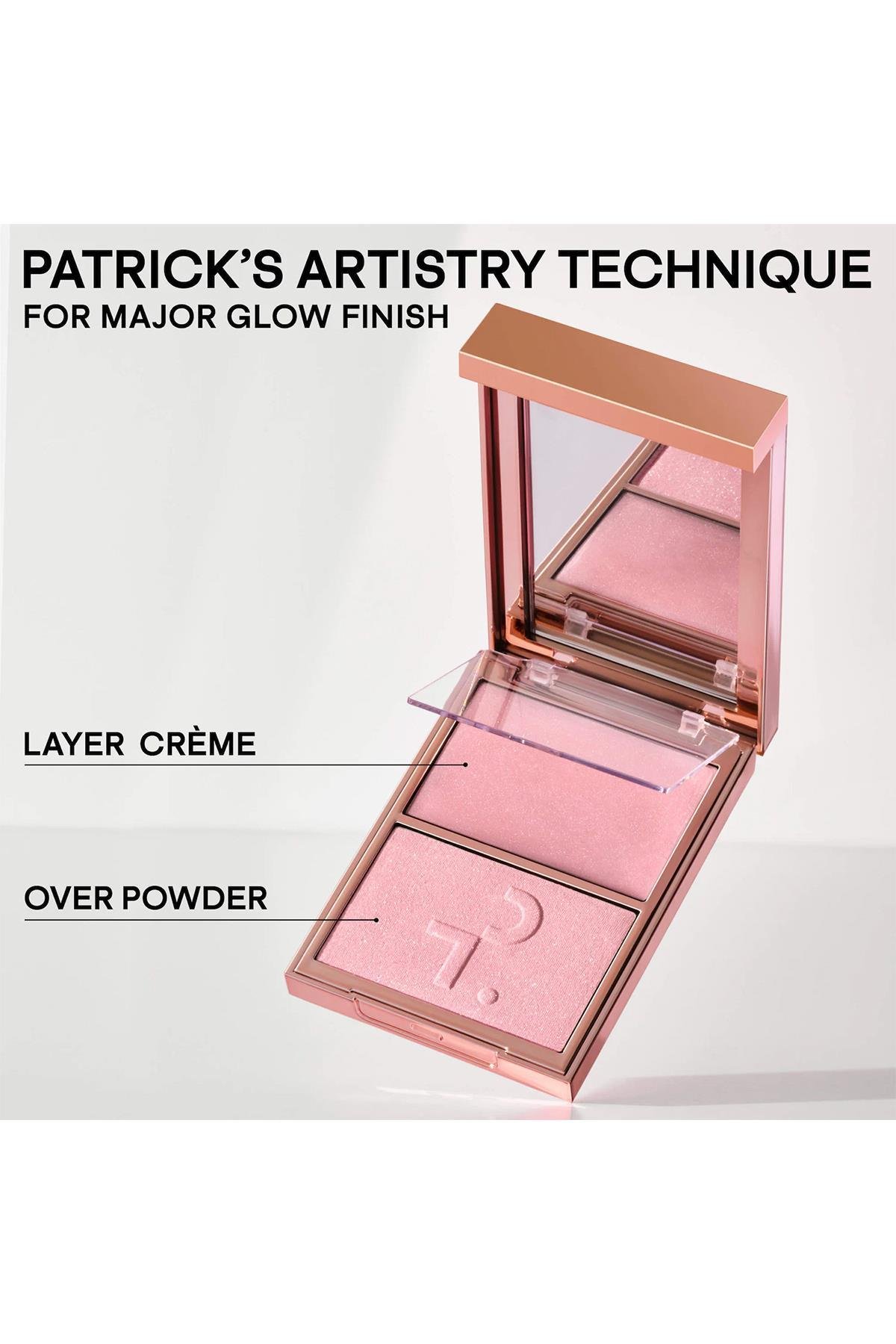 Patrick Ta Major Glow Creme & Powder Transparan Aydınlatıcı İkilisi Honey 2x5GR