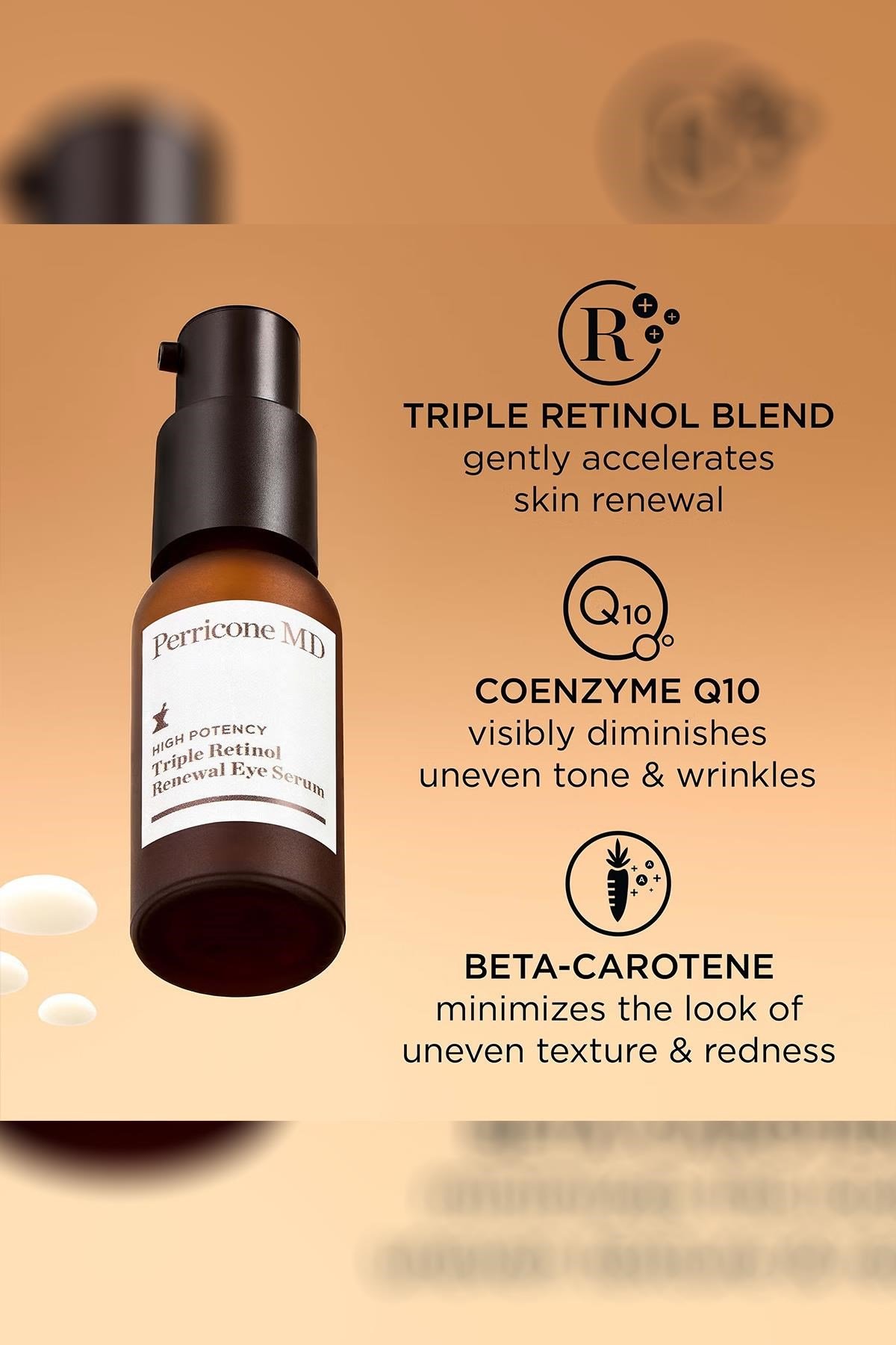 Perricone MD High Potency Triple Retinol Renewal Göz Serumu 15ML