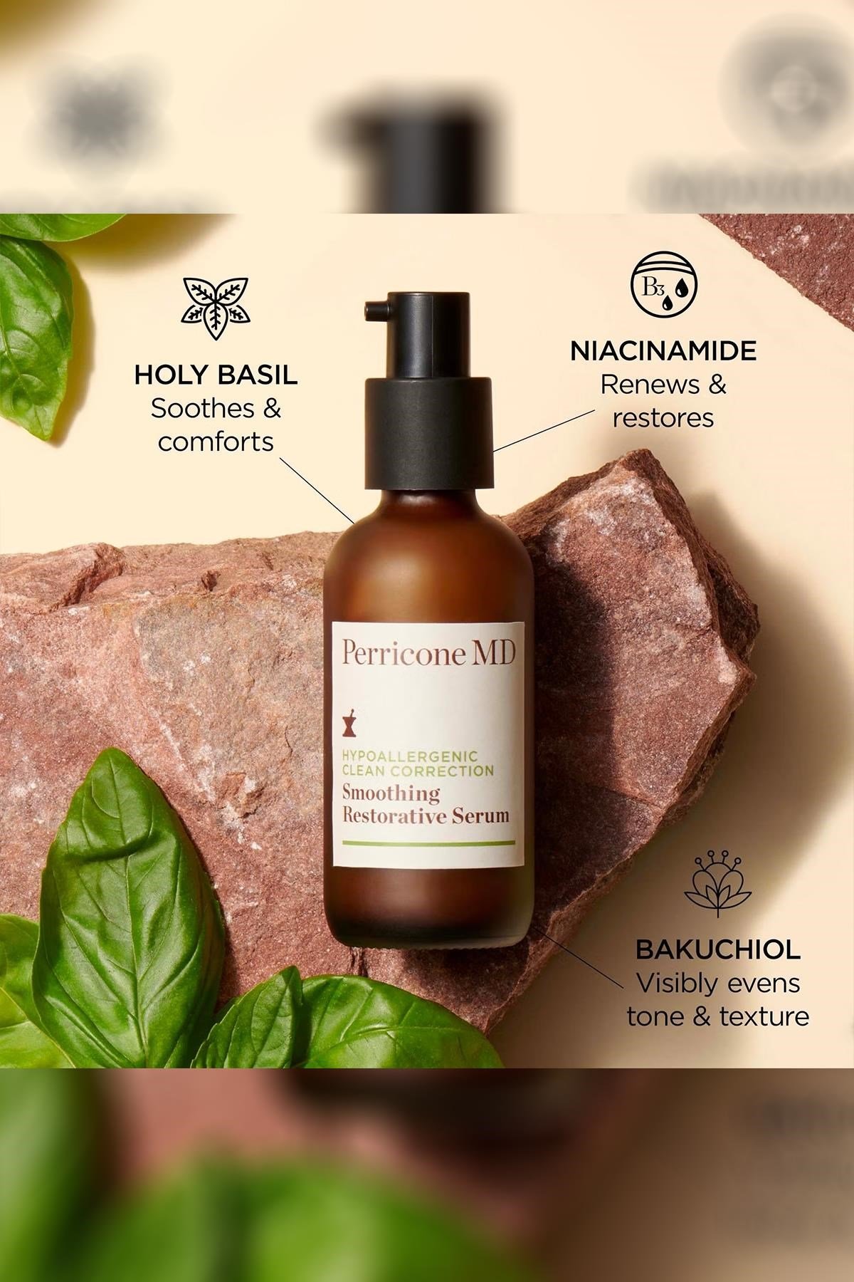 Perricone MD Hypoallergenic Clean Correction Smoothing Restorative Yüz Serumu 59ML
