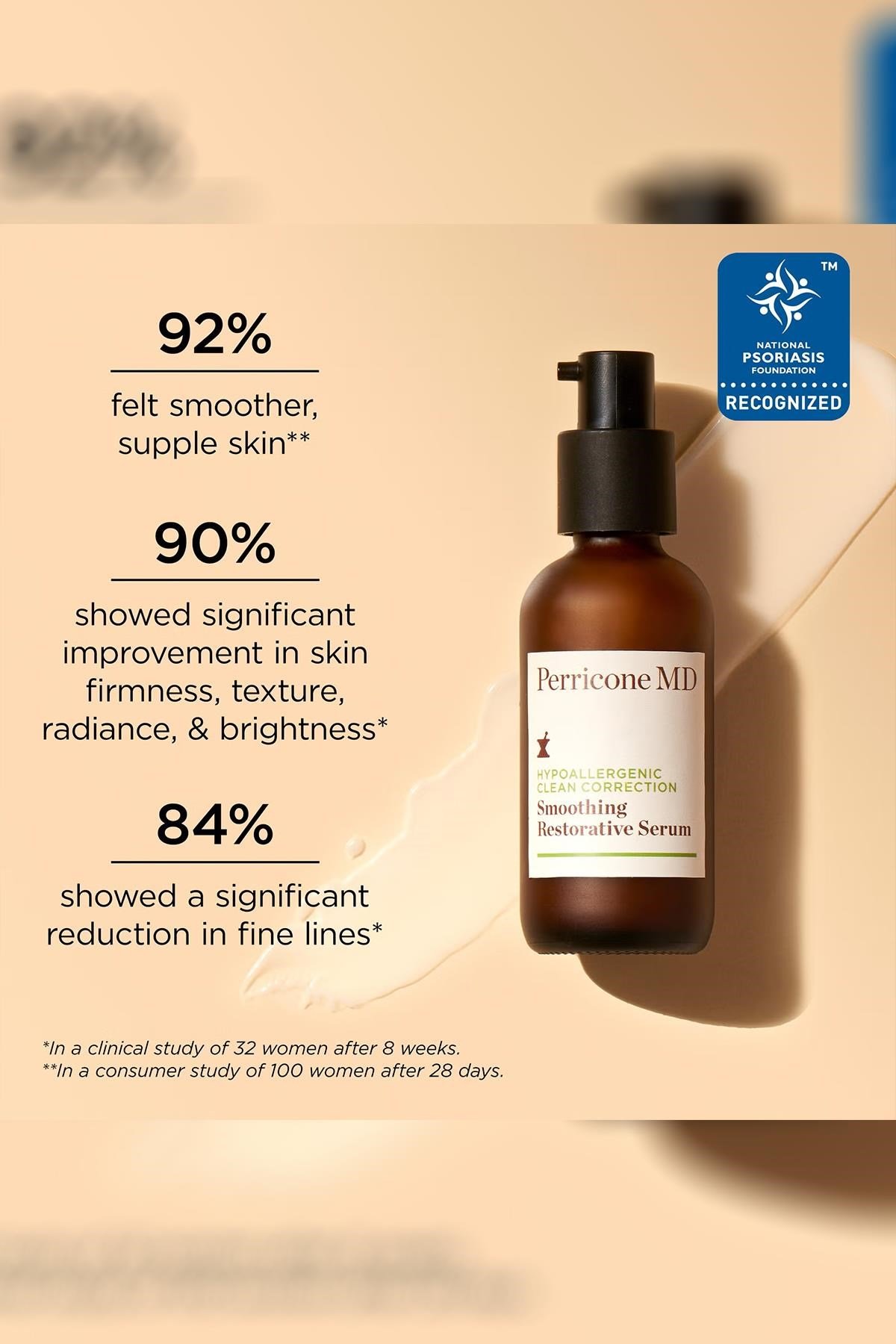 Perricone MD Hypoallergenic Clean Correction Smoothing Restorative Yüz Serumu 59ML