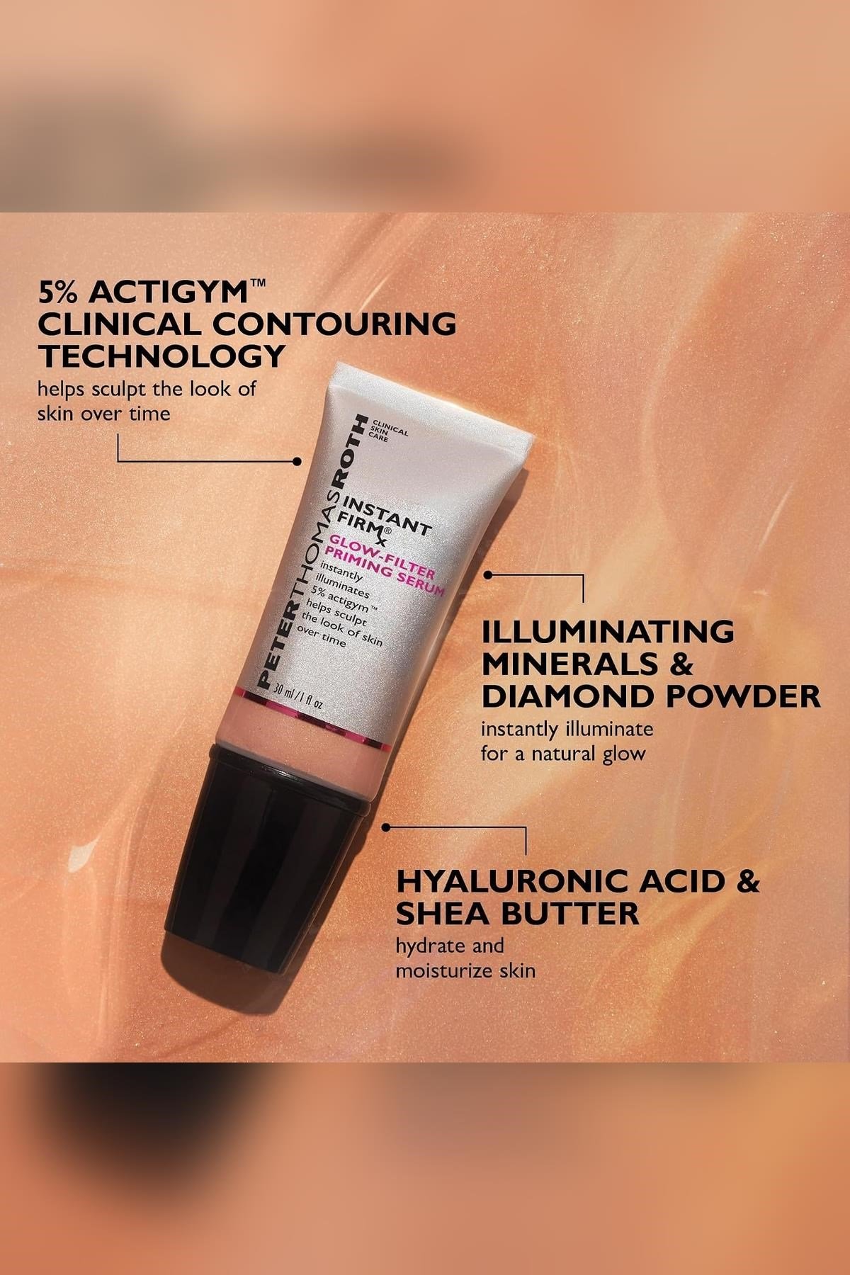 Peter Thomas Roth Instant FIRMx Glow Filter Aydınlatıcı Yüz Serumu 30ML