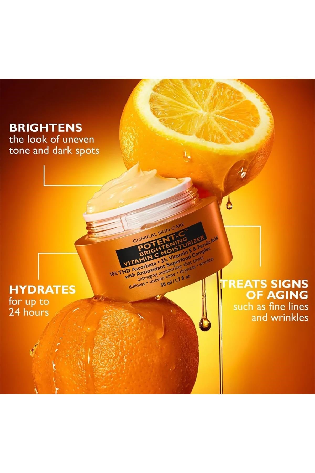 Peter Thomas Roth Potent-C Brightening Vitamin C Nemlendirici Yüz Kremi 50ML