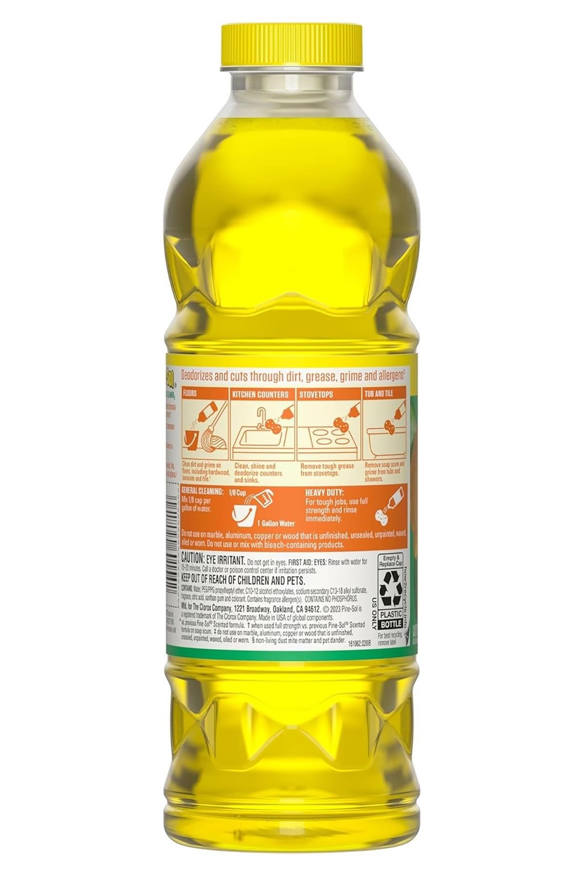 Pine-Sol Limon Kokulu Konsantre Çok Amaçlı Yüzey Temizleyici 709ML