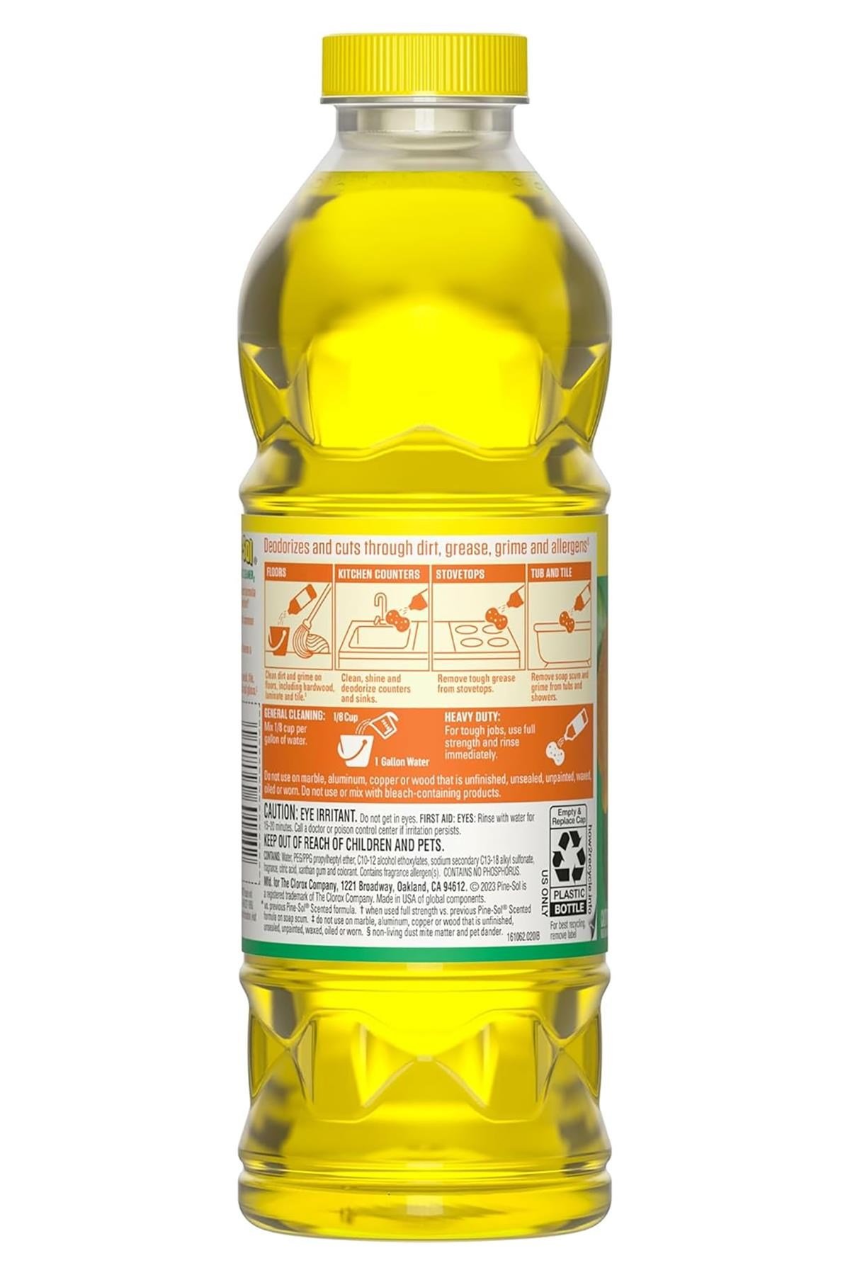 Pine-Sol Limon Kokulu Konsantre Çok Amaçlı Yüzey Temizleyici 709ML