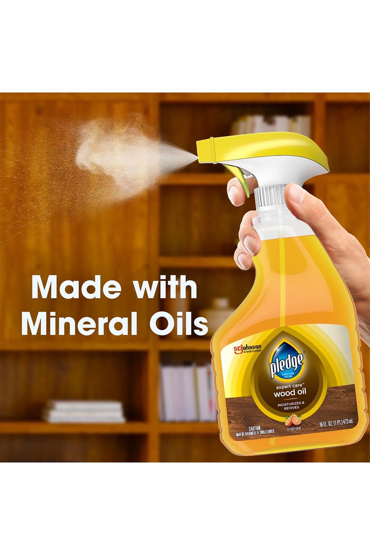 Pledge Portakal Canlandırıcı ve Nemlendirici Mobilya Yağı Sprey 473ML